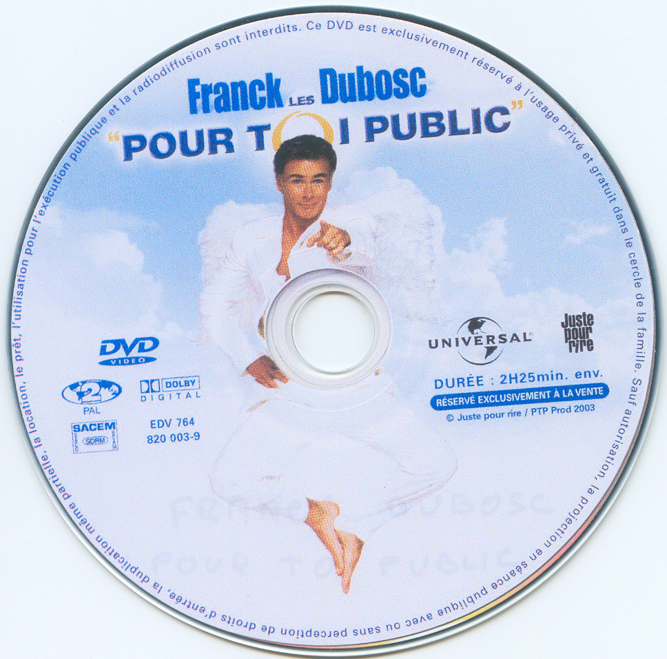 Franck Dubosc pour toi public
