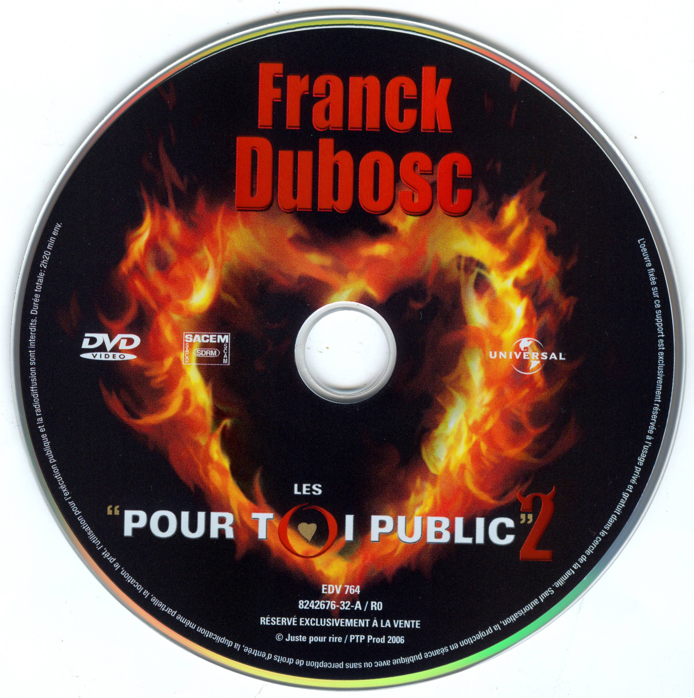Franck Dubosc pour toi public 2