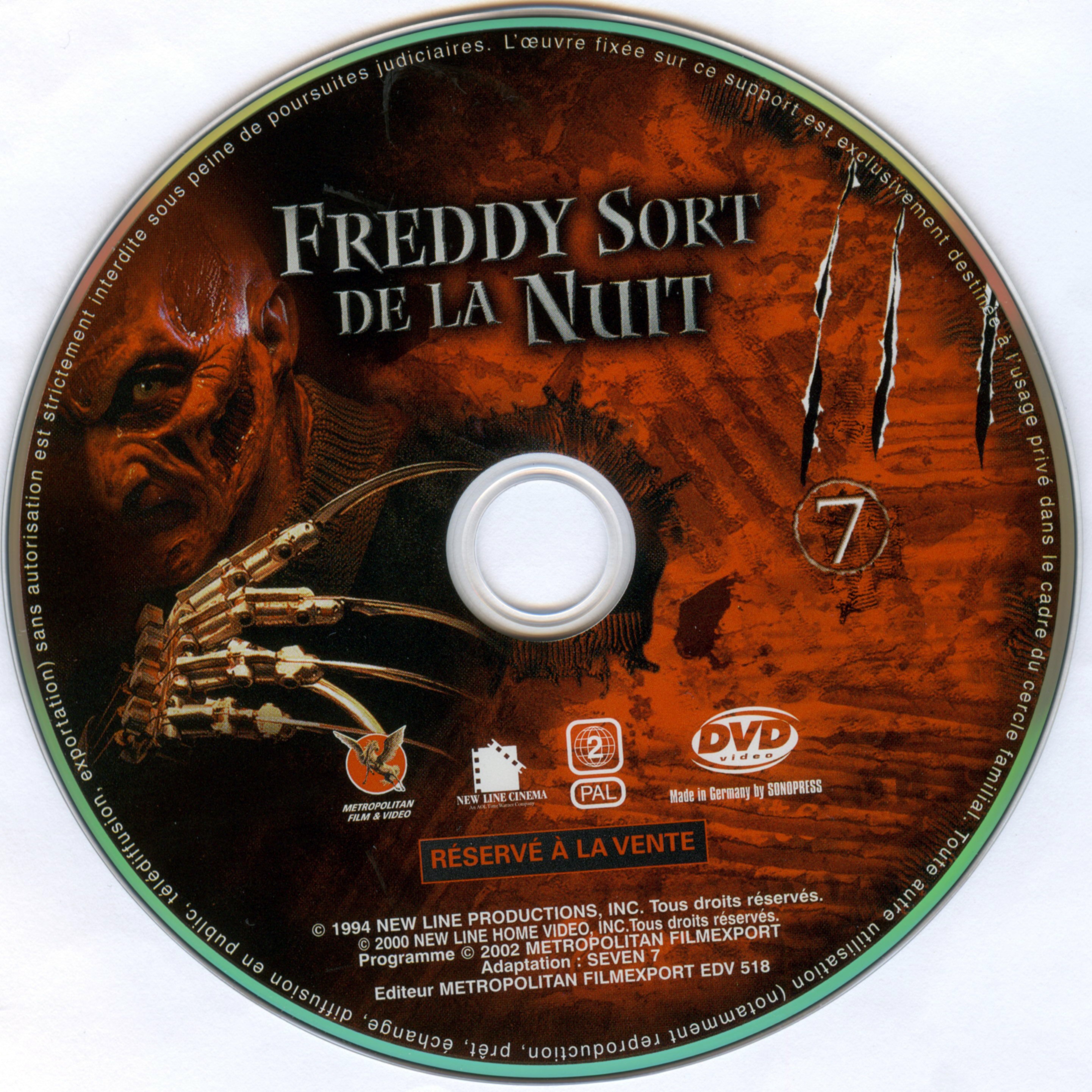 Freddy 7 sort de la nuit