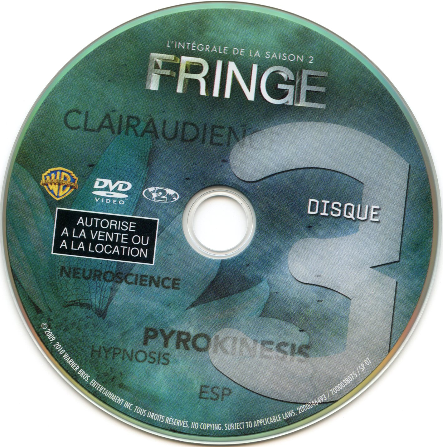 Fringe Saison 2 DVD 3