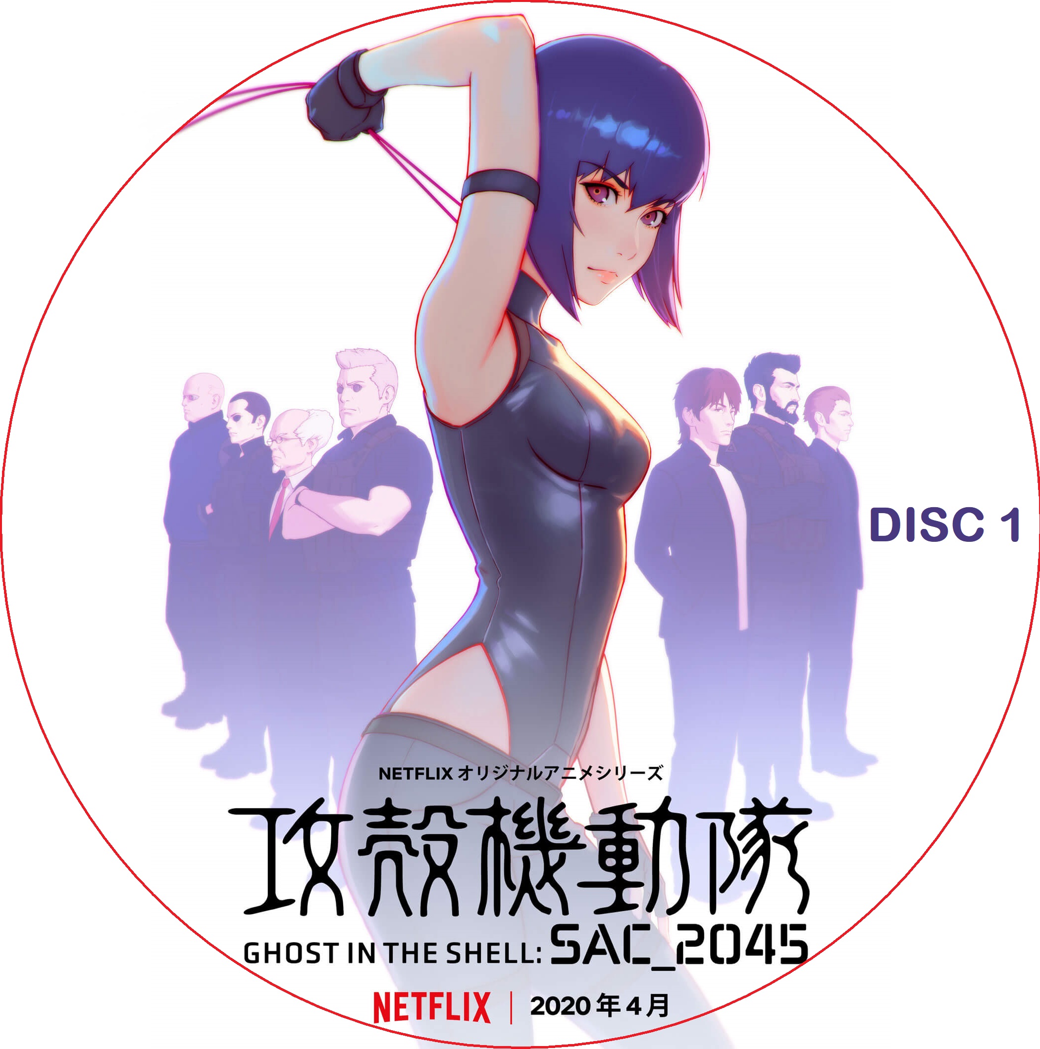 Ghost in the Shell SAC 2045 saison 1 disc 1 custom