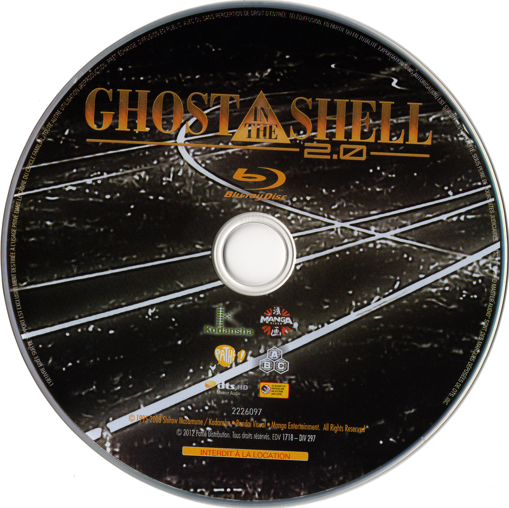 Ghost in the shell 2 0 (BLU-RAY)
