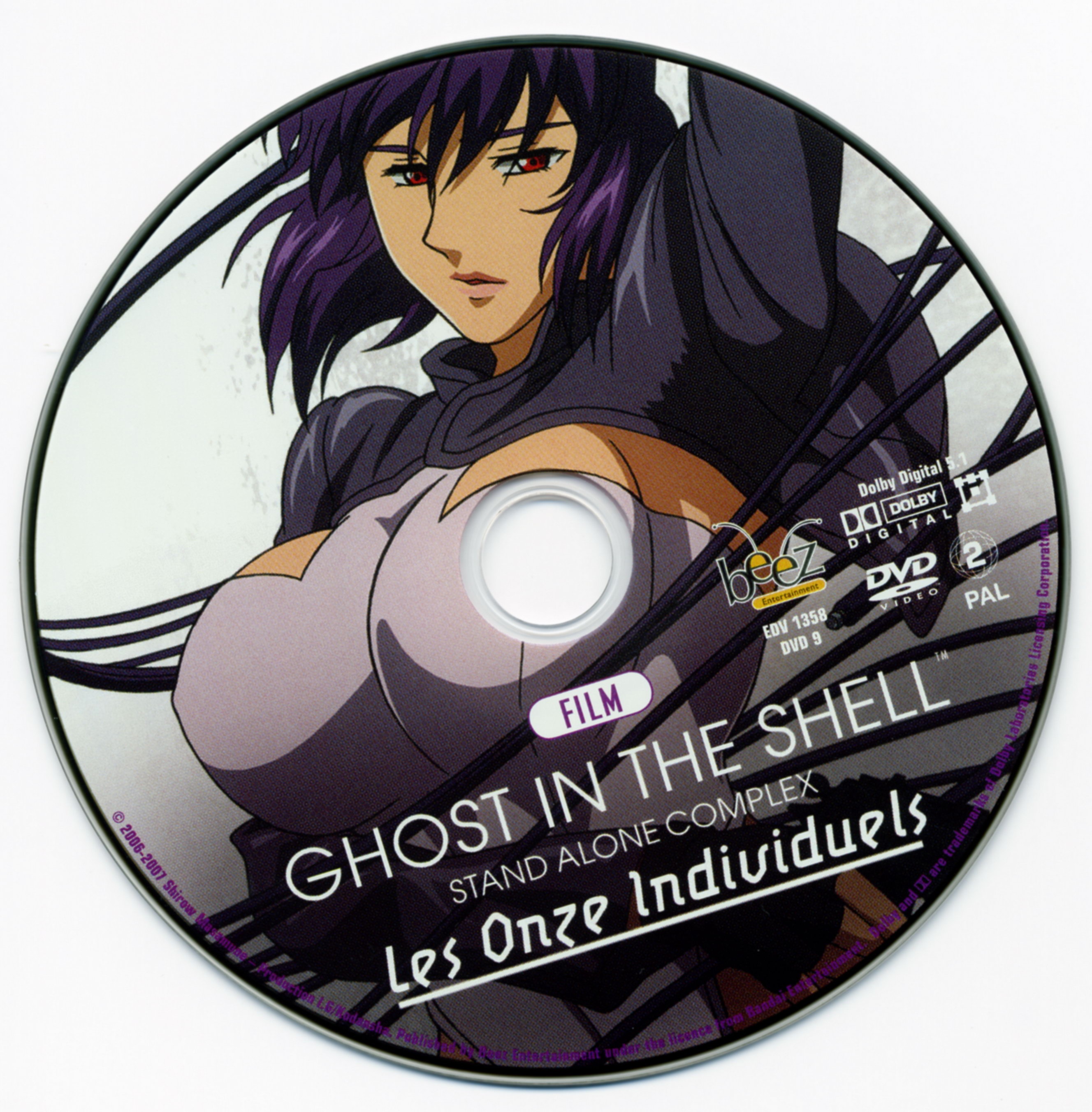 Ghost in the shell stand alone complexe les onze individuels DISC 1