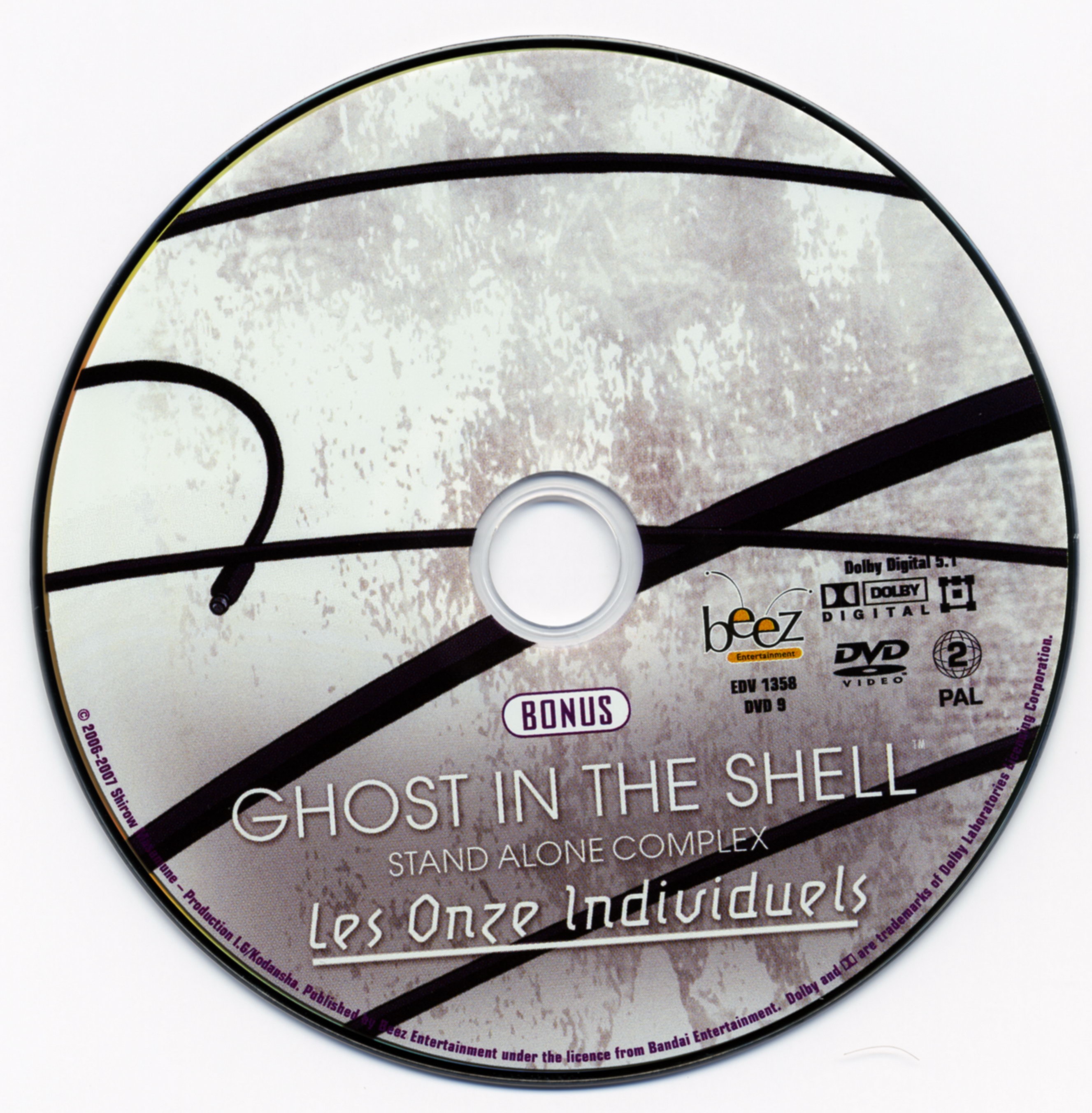 Ghost in the shell stand alone complexe les onze individuels DISC 2