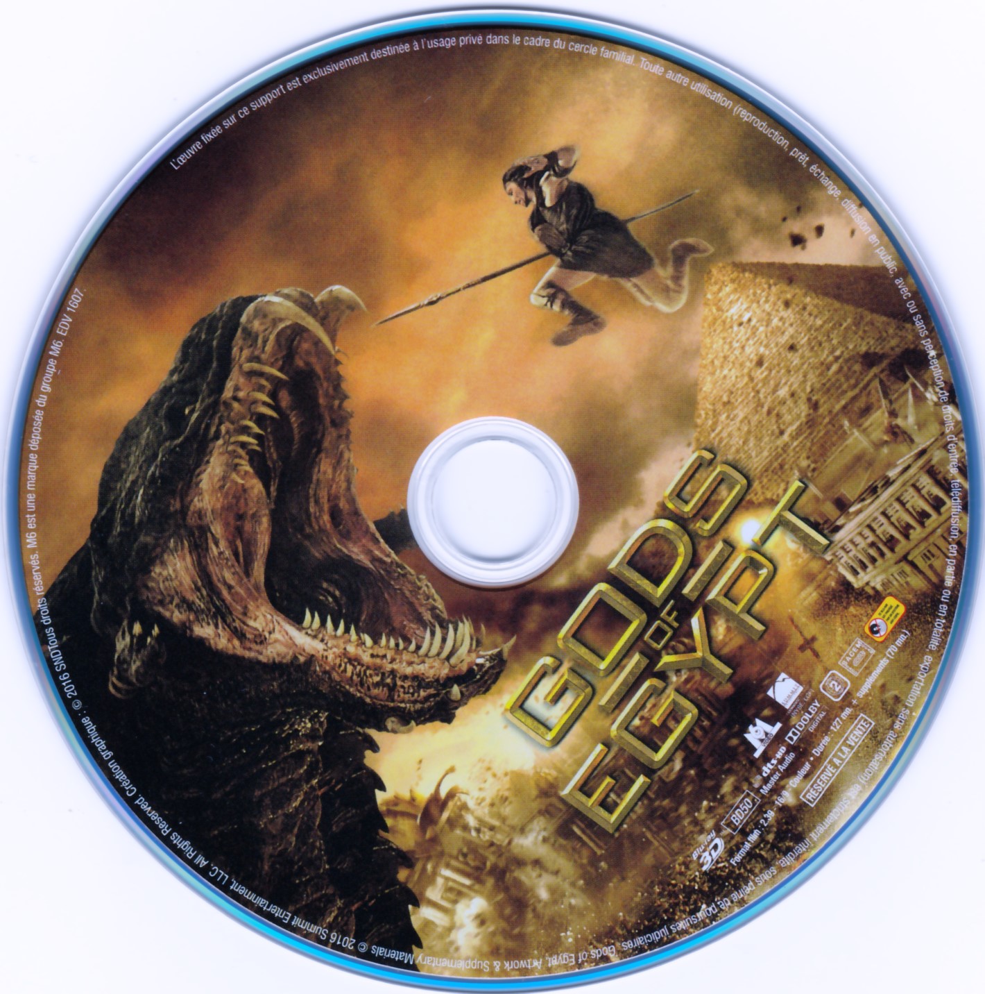 Gods of Egypt 3D (BLU-RAY)