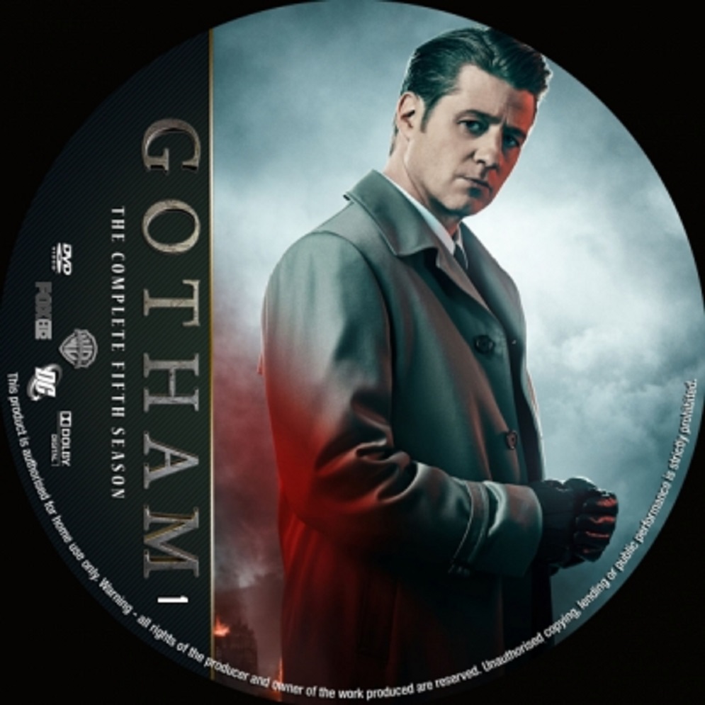 Gotham saison 5 DISC 1 custom