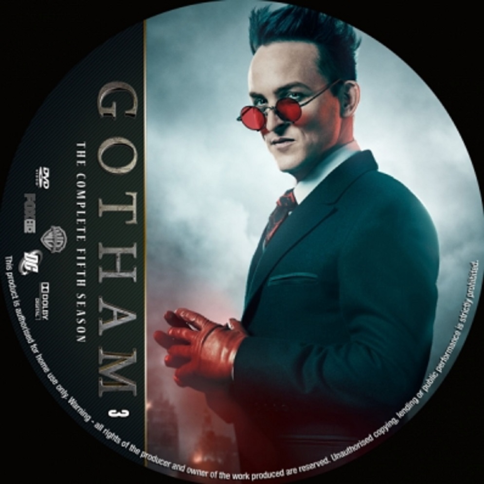 Gotham saison 5 DISC 3 custom