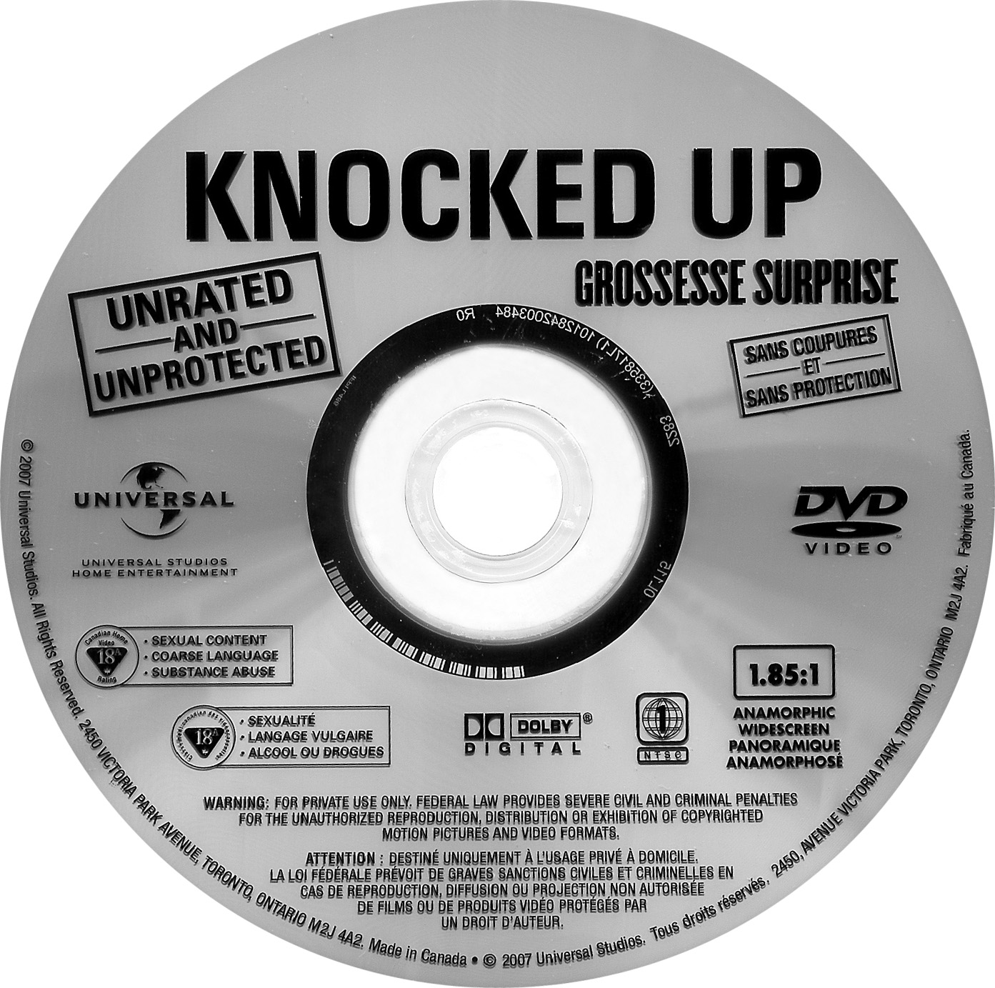 Grossesse surprise - Knocked Up