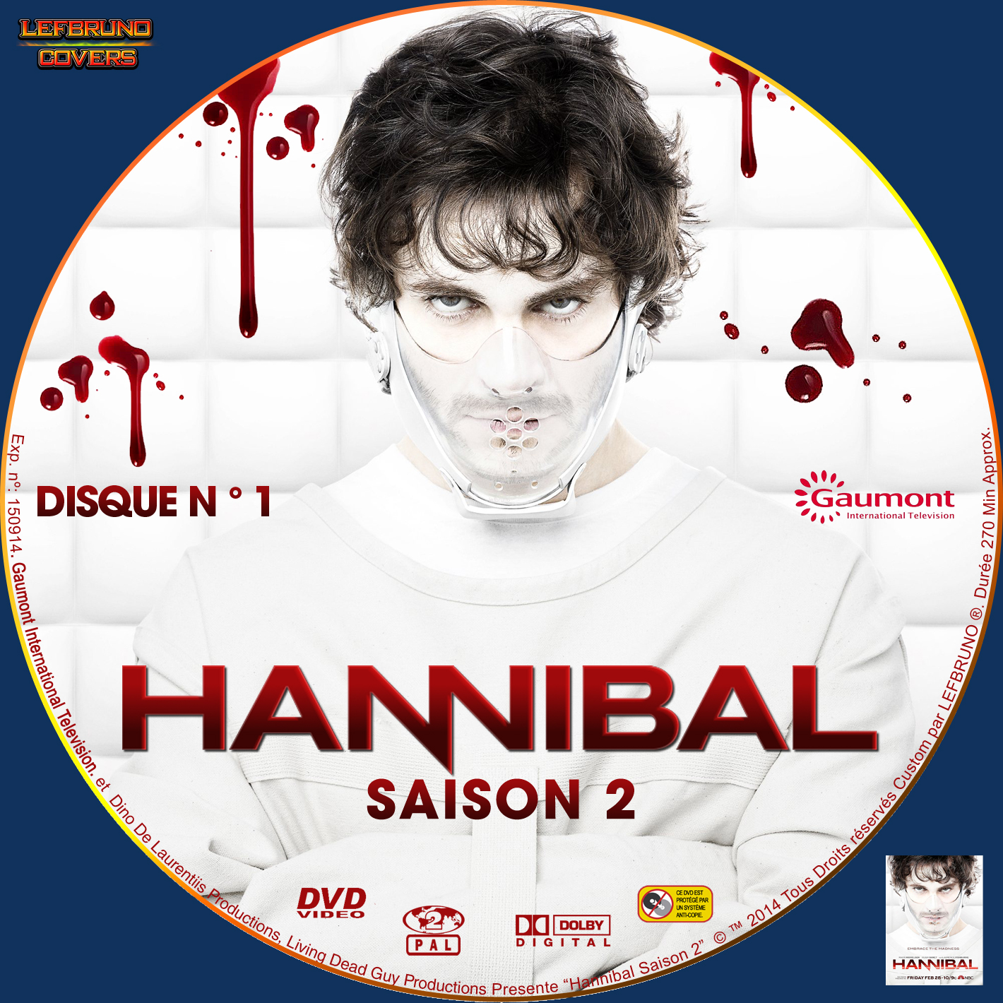 Hannibal Saison 2 DISC 1 custom