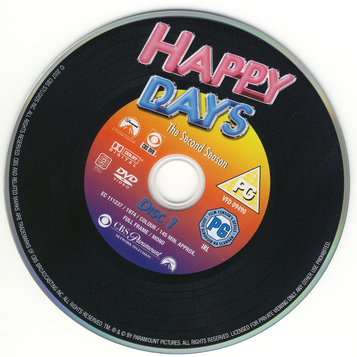 Happy days Saison 02 DISC 1