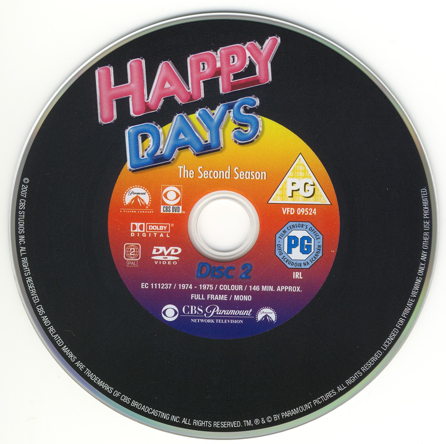 Happy days Saison 02 DISC 2