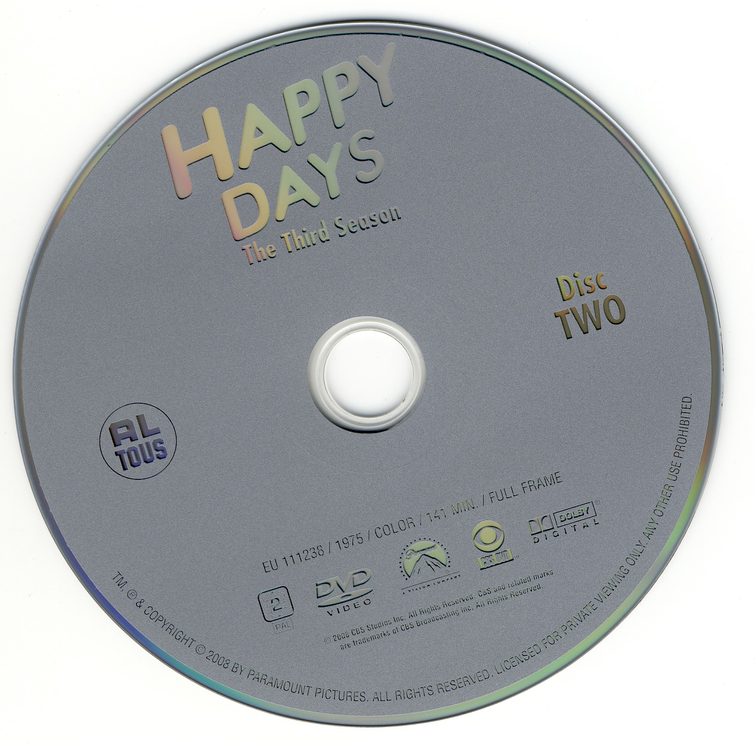 Happy days Saison 03 DISC 2