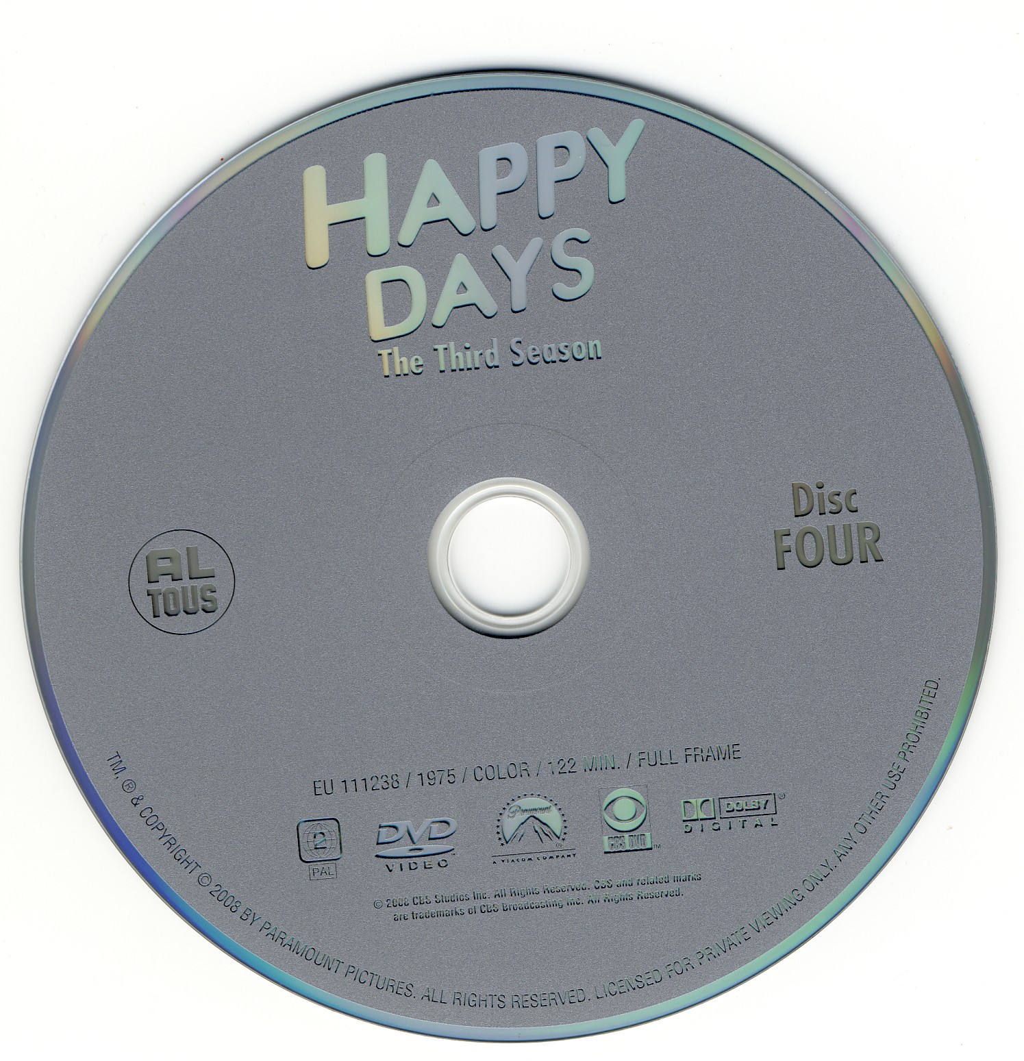 Happy days Saison 03 DISC 4
