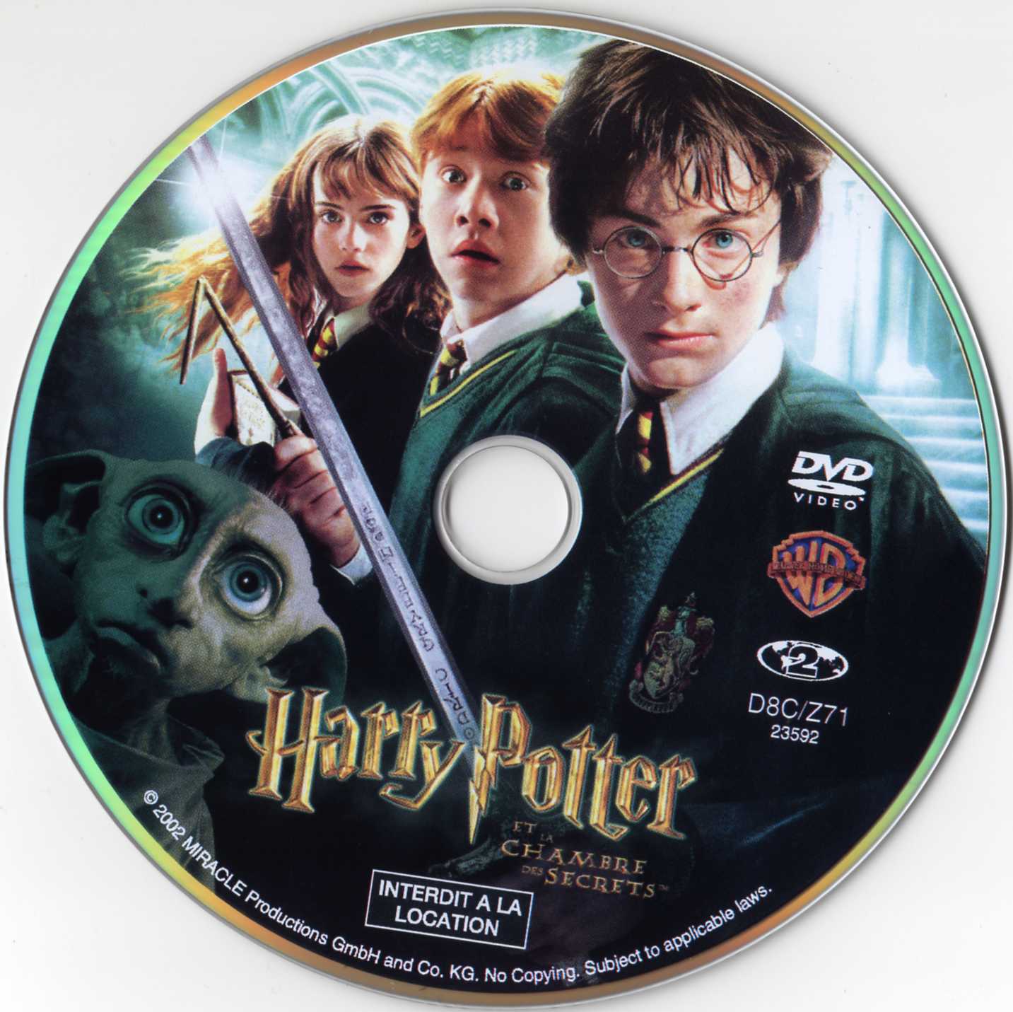 Harry Potter et la chambre des secrets DISC 1