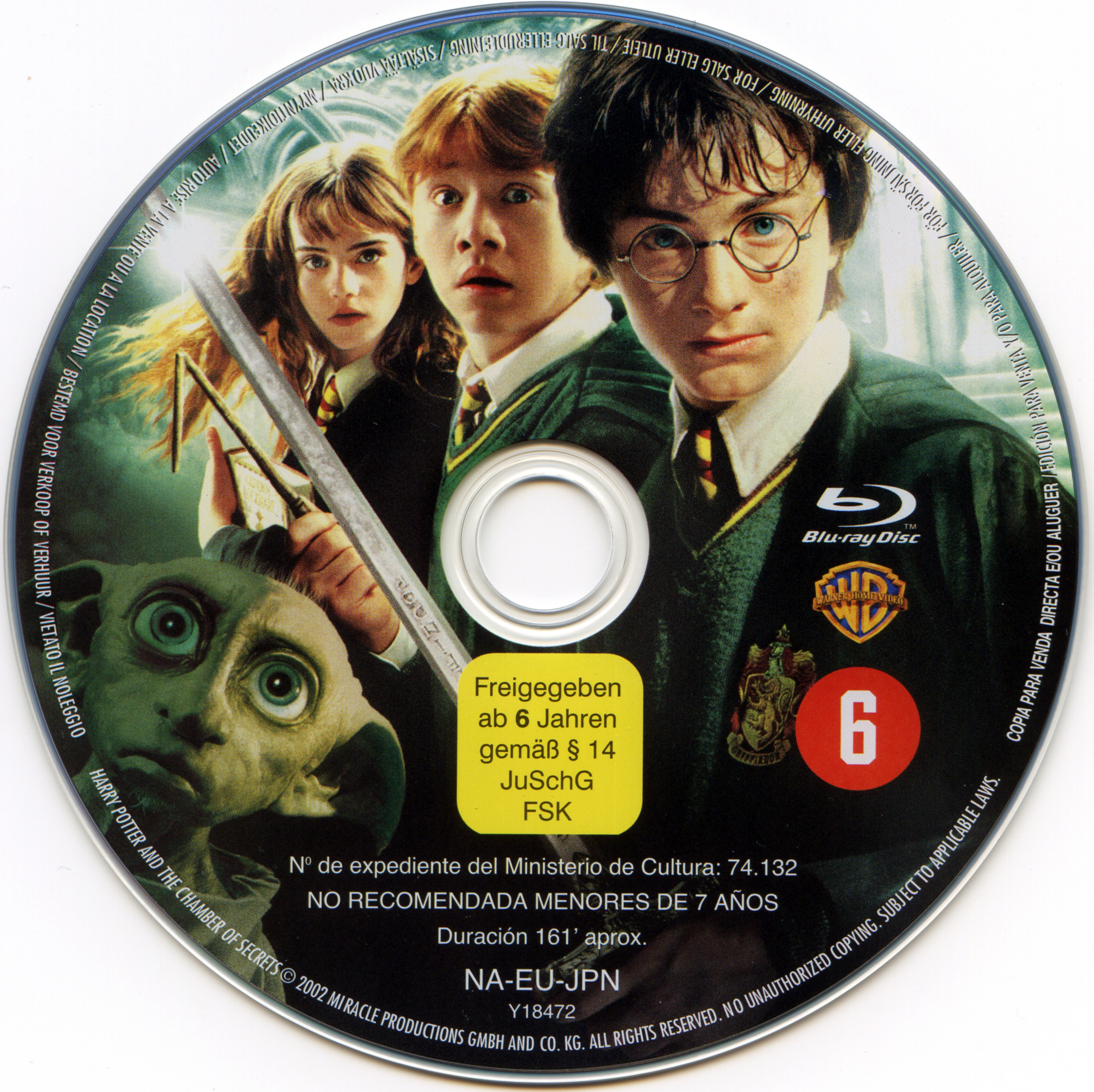 Harry Potter et la chambre des secrets (BLU-RAY)