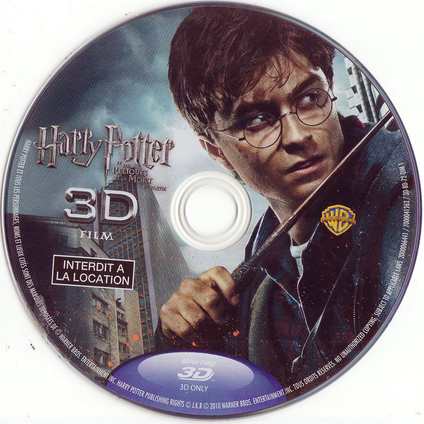 Harry Potter et les reliques de la mort - 1re partie 3D (BLU-RAY)