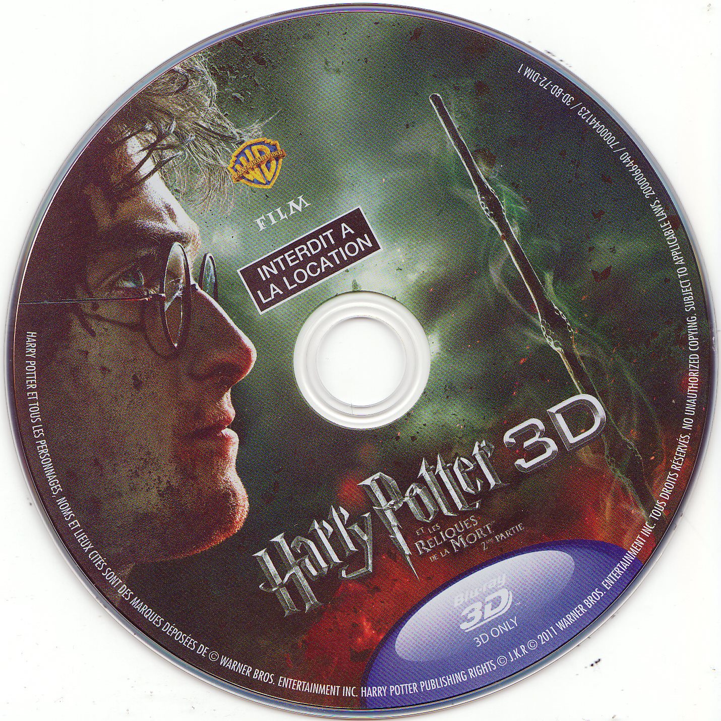 Harry Potter et les reliques de la mort - 2me partie 3D (BLU-RAY)