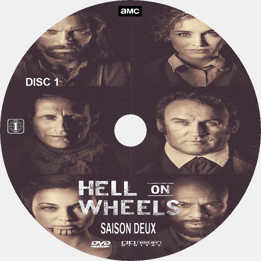 Hell on Wheels saison 2 DISC 1 custom