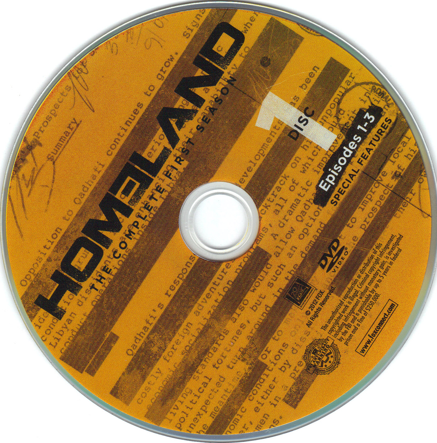 Homeland saison 1 DISC 1