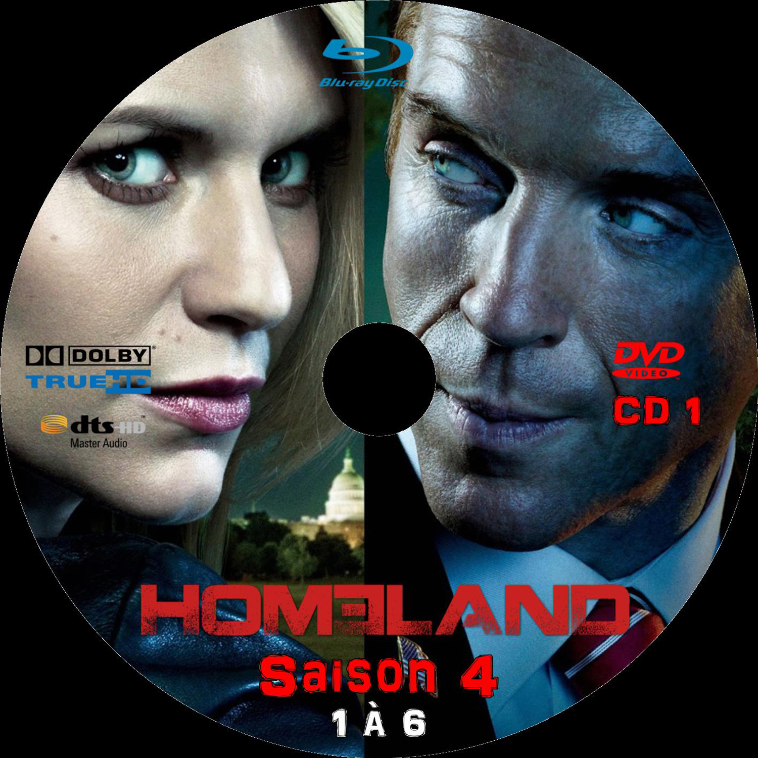 Homeland saison 4 DISC 1 custom