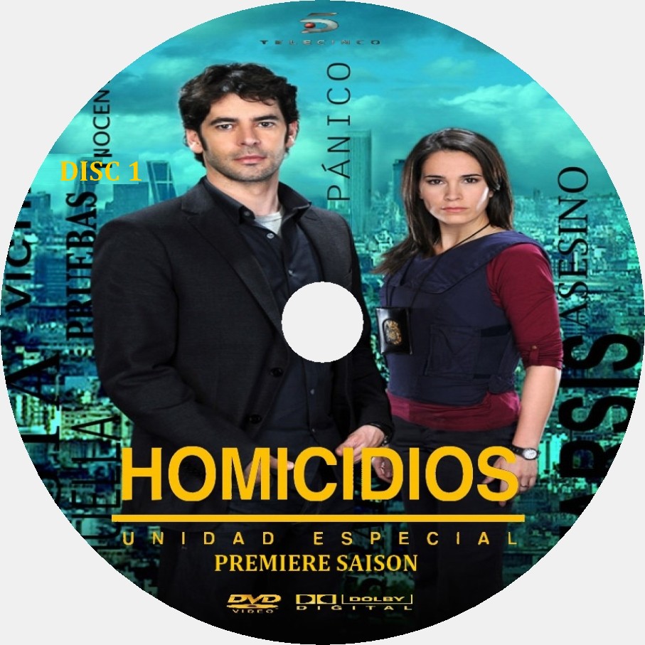 Homicides unit spciale saison 1 DISC 1 custom