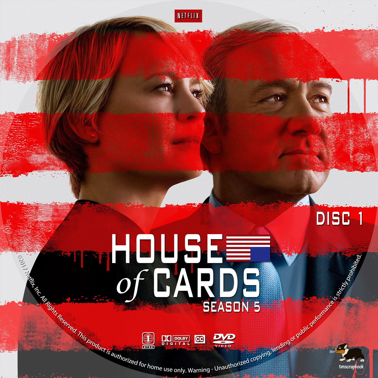 House of Cards Saison 5 DISC 1 custom