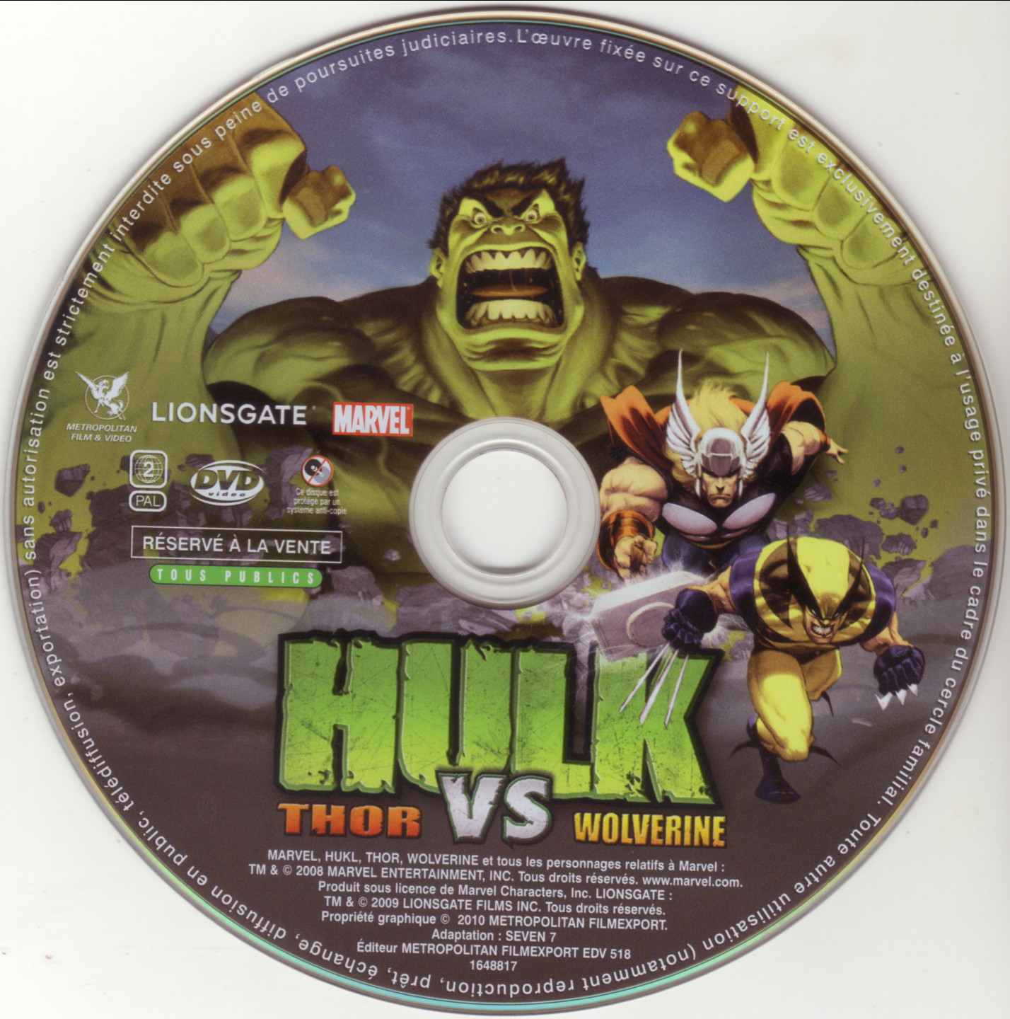 Hulk vs Thor & Wolverine