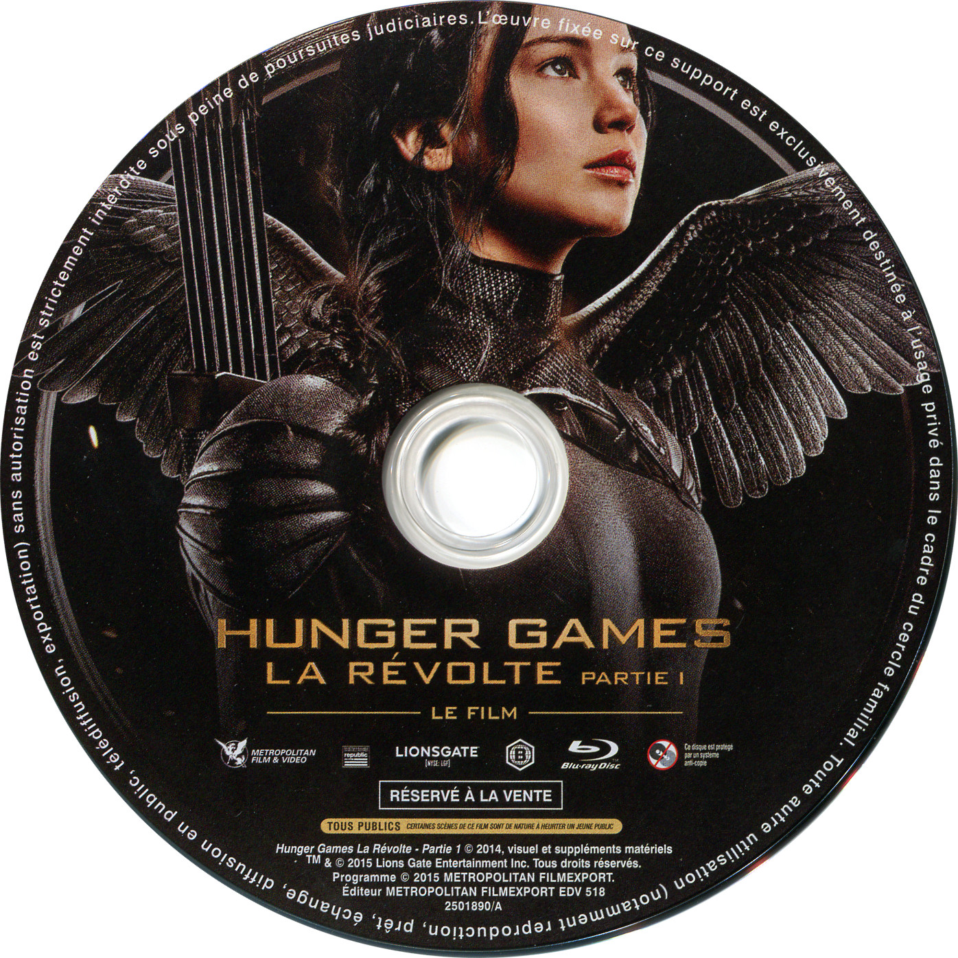 Hunger Games La Rvolte : Partie 1 (BLU-RAY)