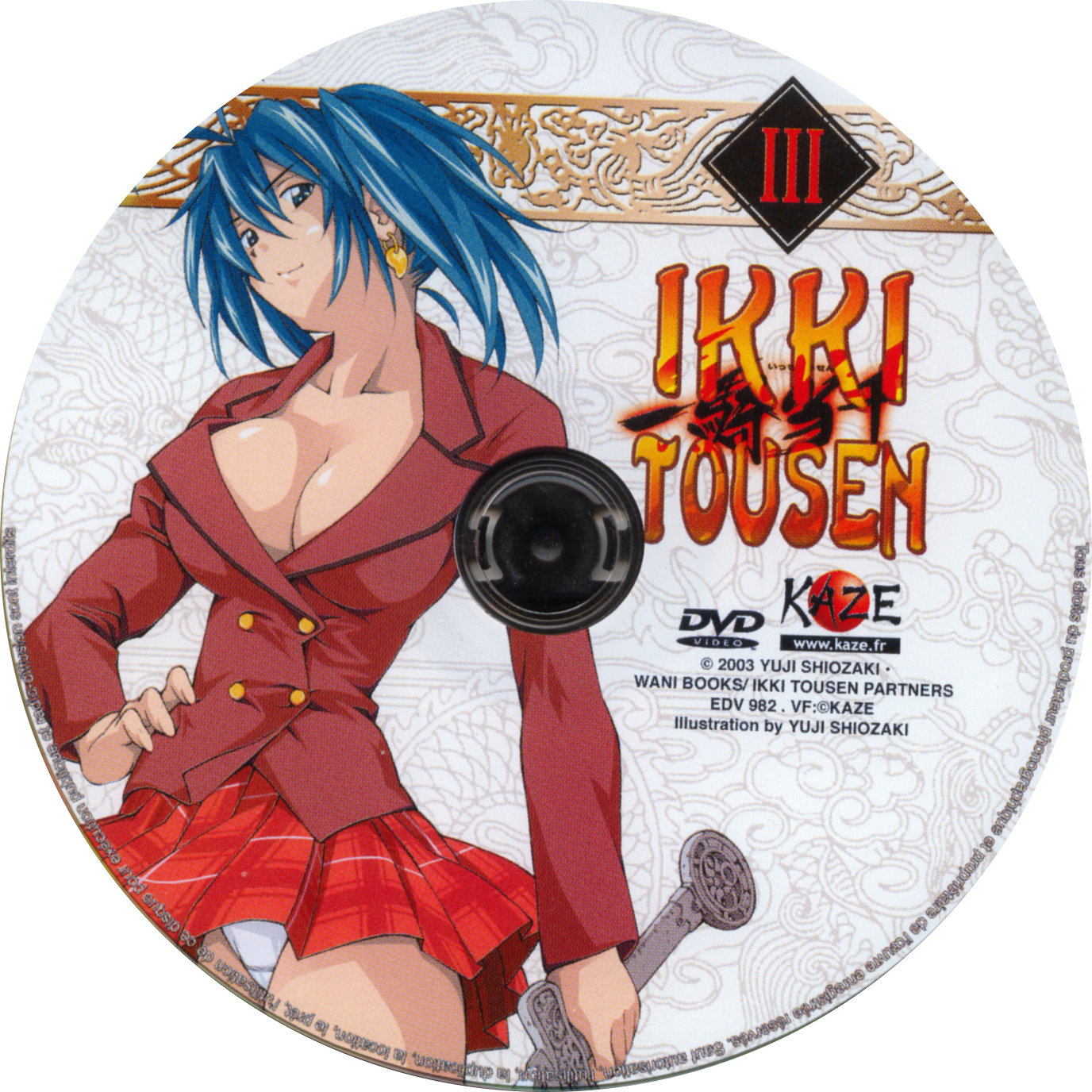 Ikki Tousen Saison 1 vol 3