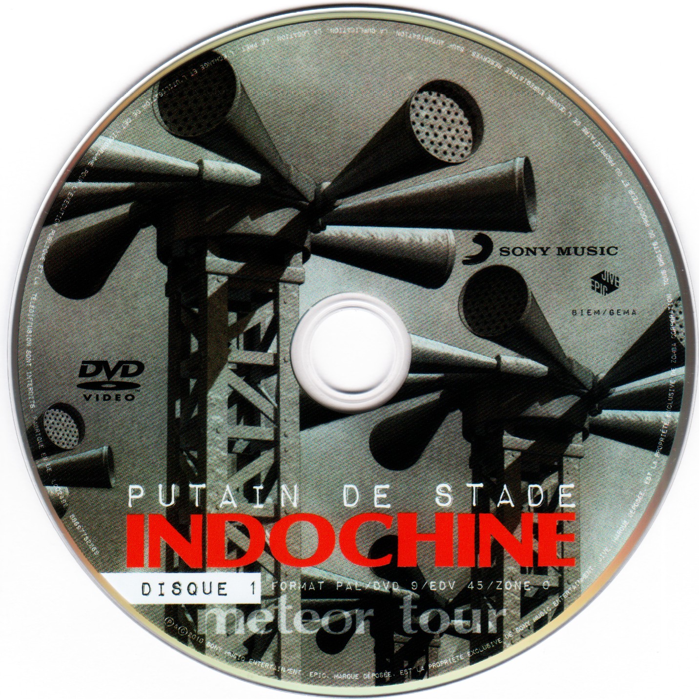 Indochine - Putain de stade DISC 1