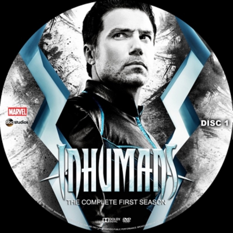 Inhumans saison 1 DISC 1 custom