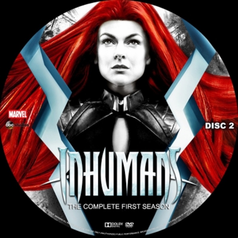 Inhumans saison 1 DISC 2 custom