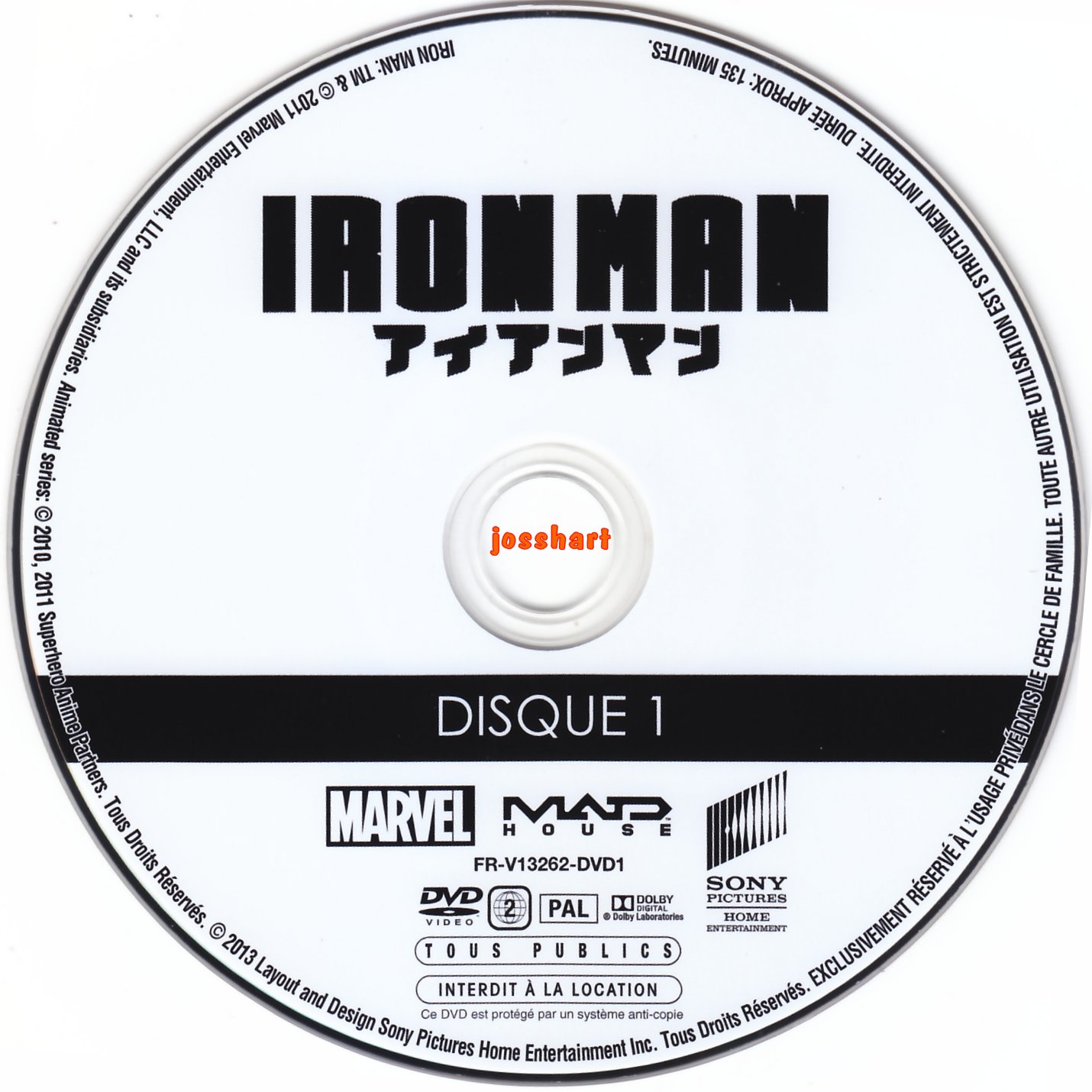 Iron Man la srie anime Disc 1