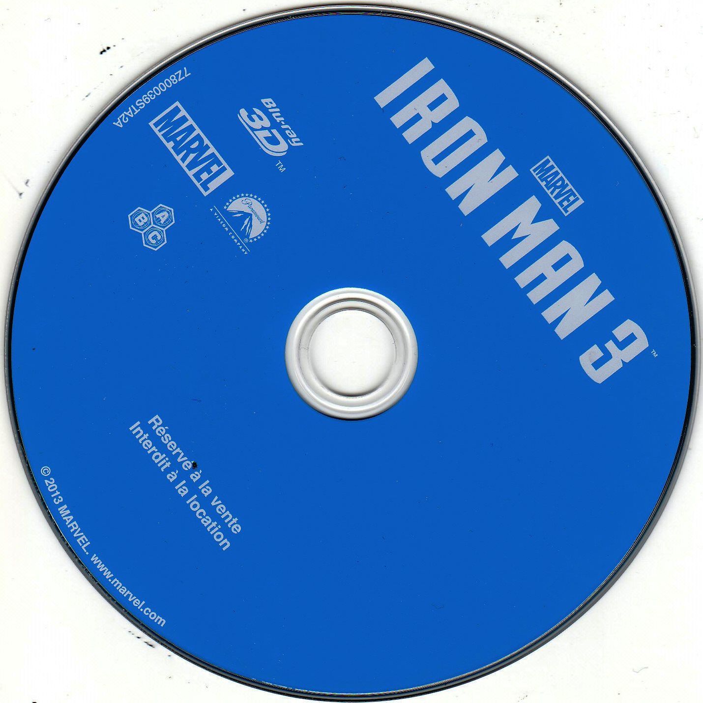 Iron man 3 3D (BLU-RAY)