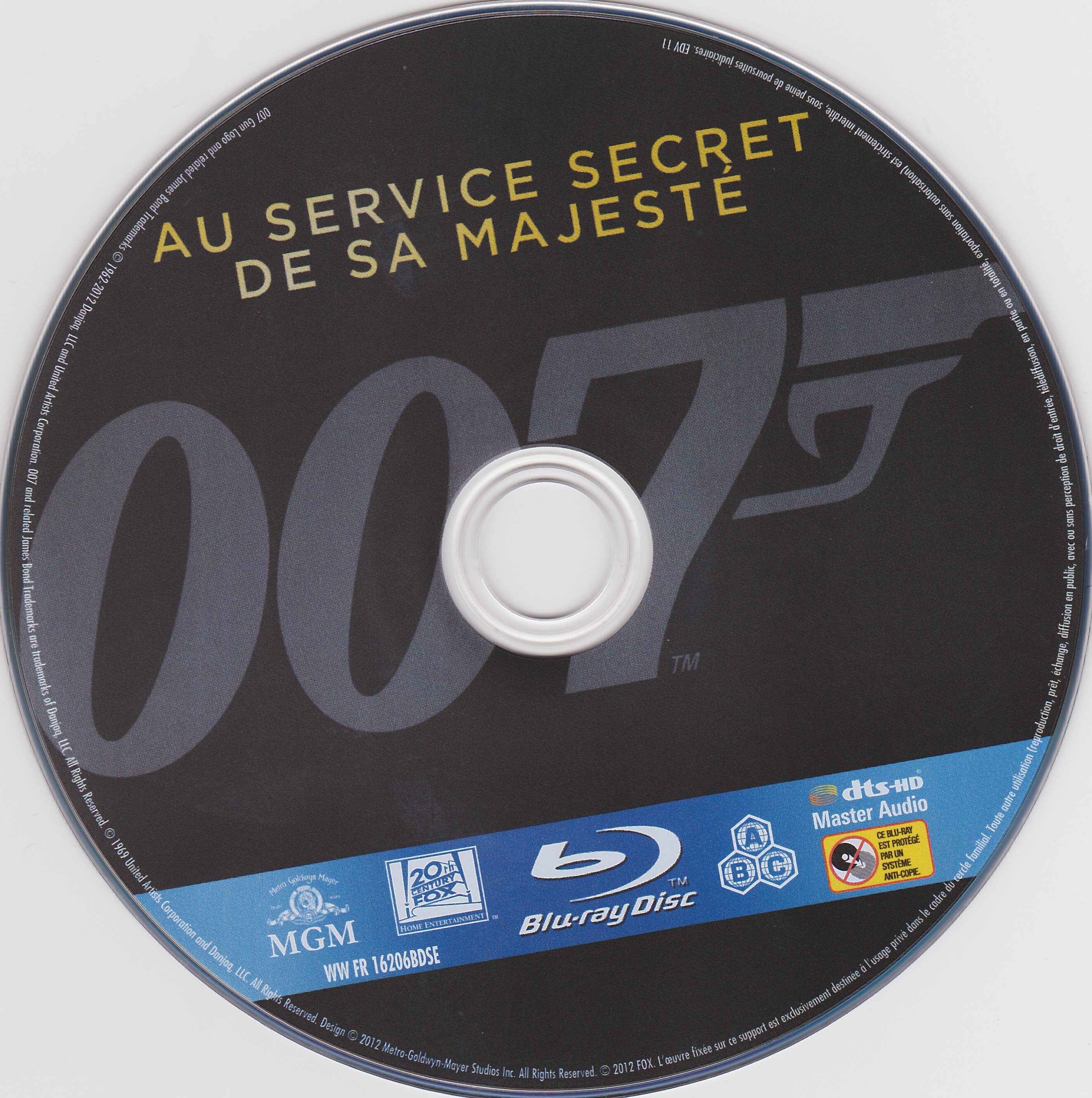 James Bond 007 Au service secret de sa majest (BLU-RAY)