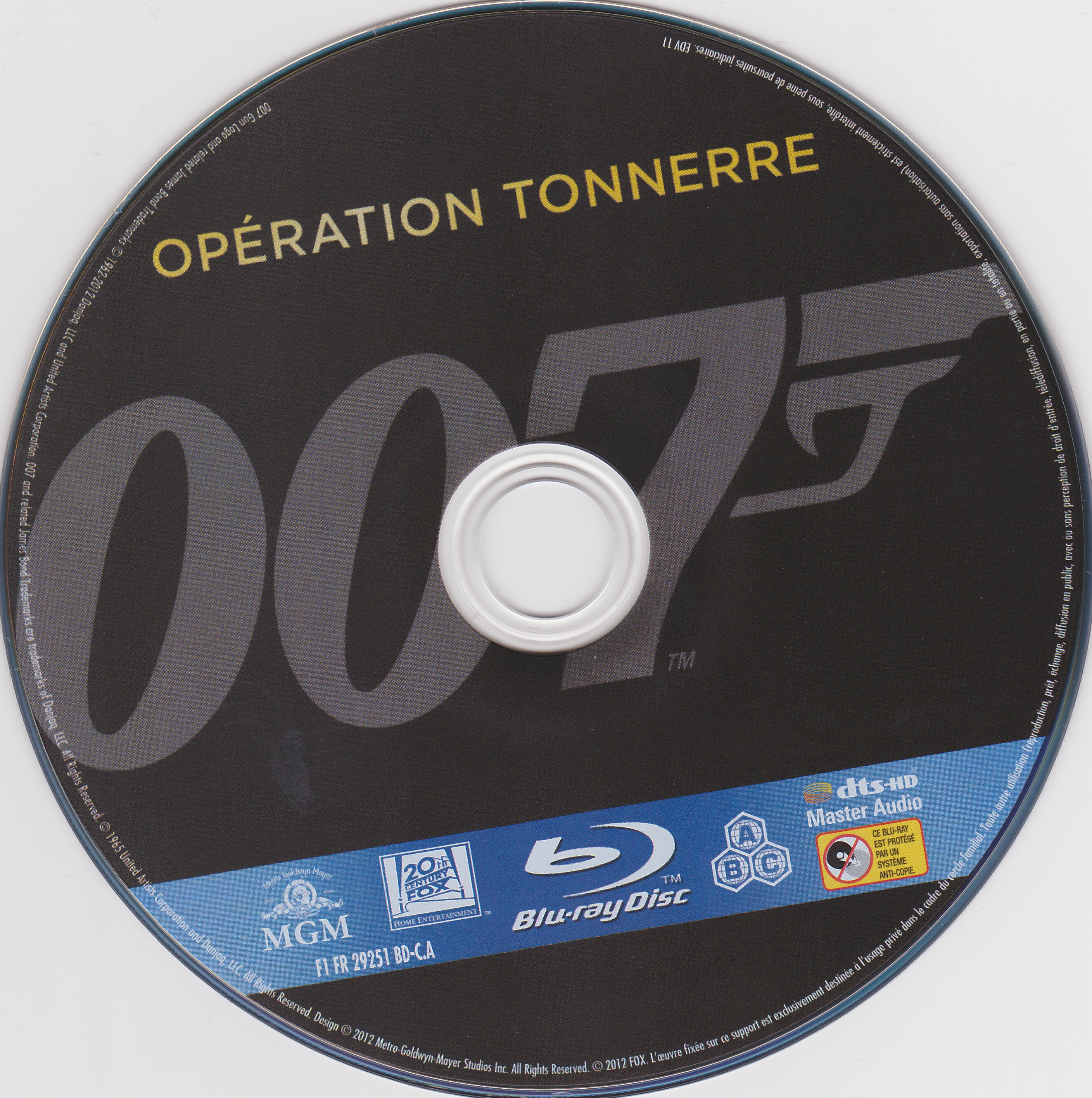James Bond 007 Opration tonnerre (BLU-RAY)