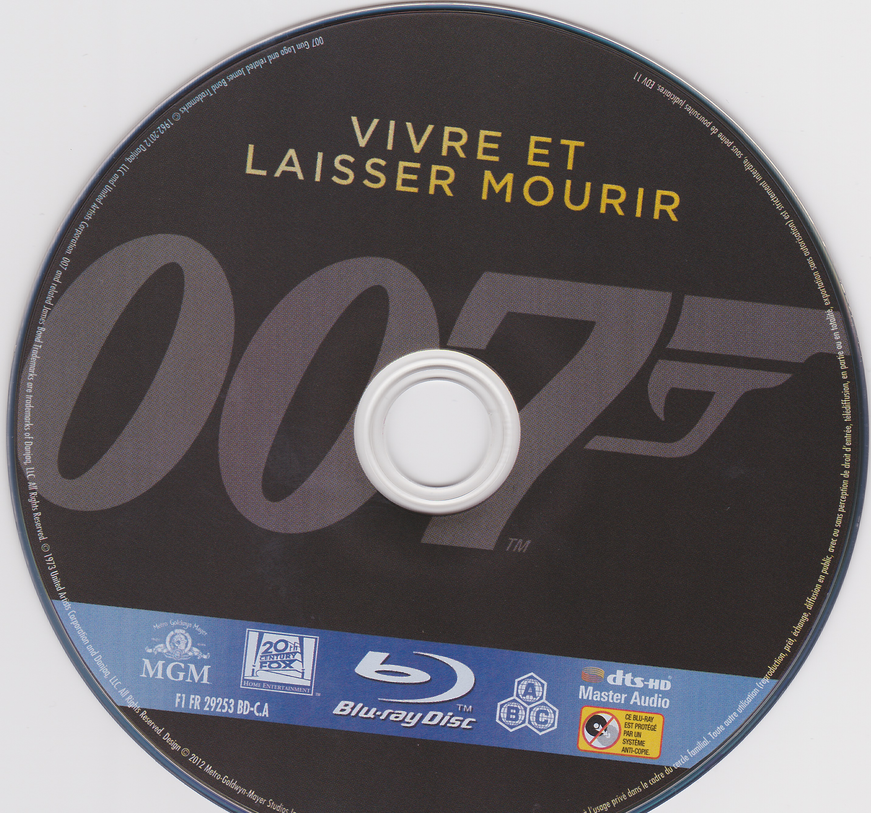 James Bond 007 Vivre et laisser mourir (BLU-RAY)