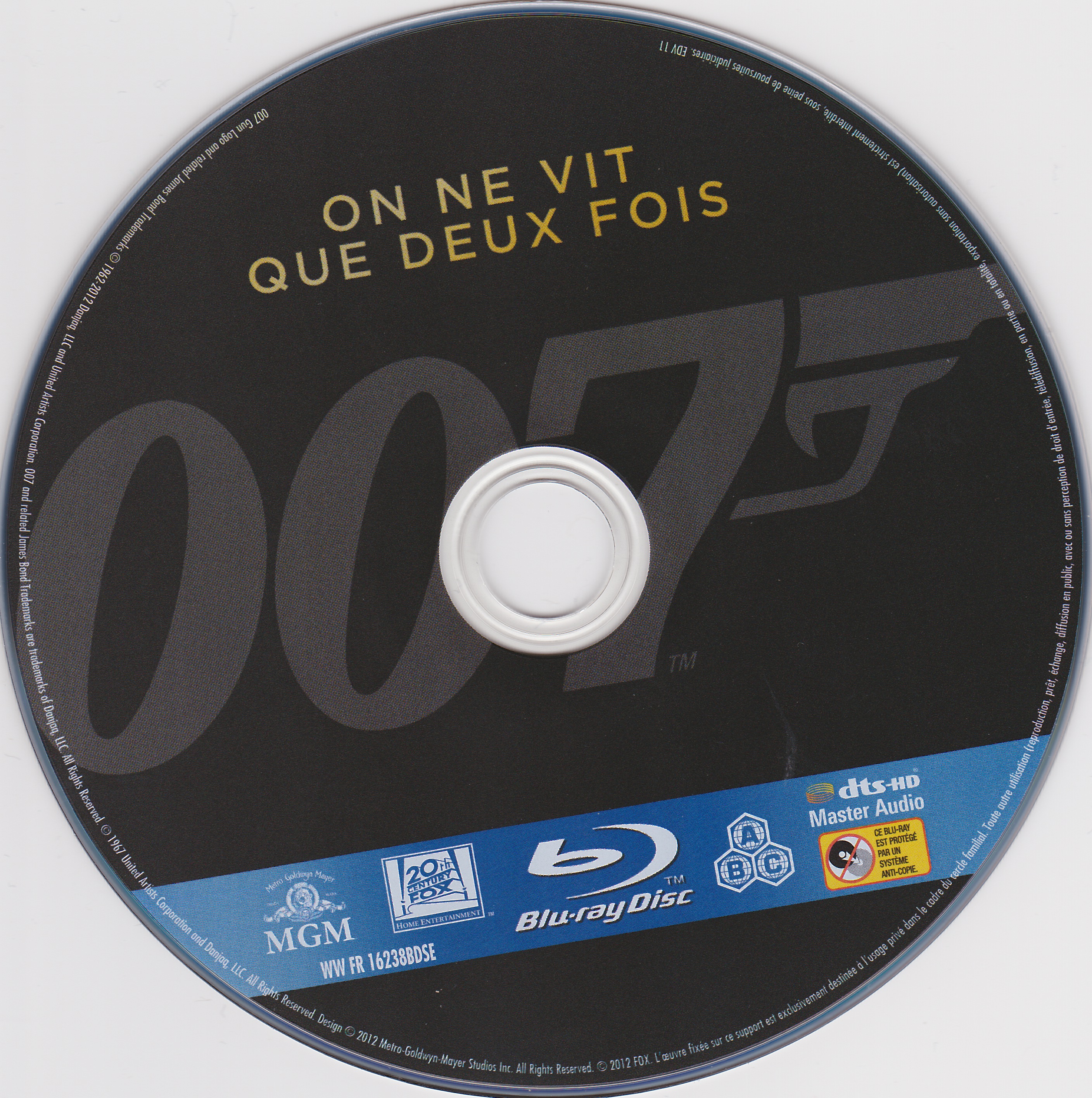 James Bond On ne vit que deux fois (BLU-RAY)