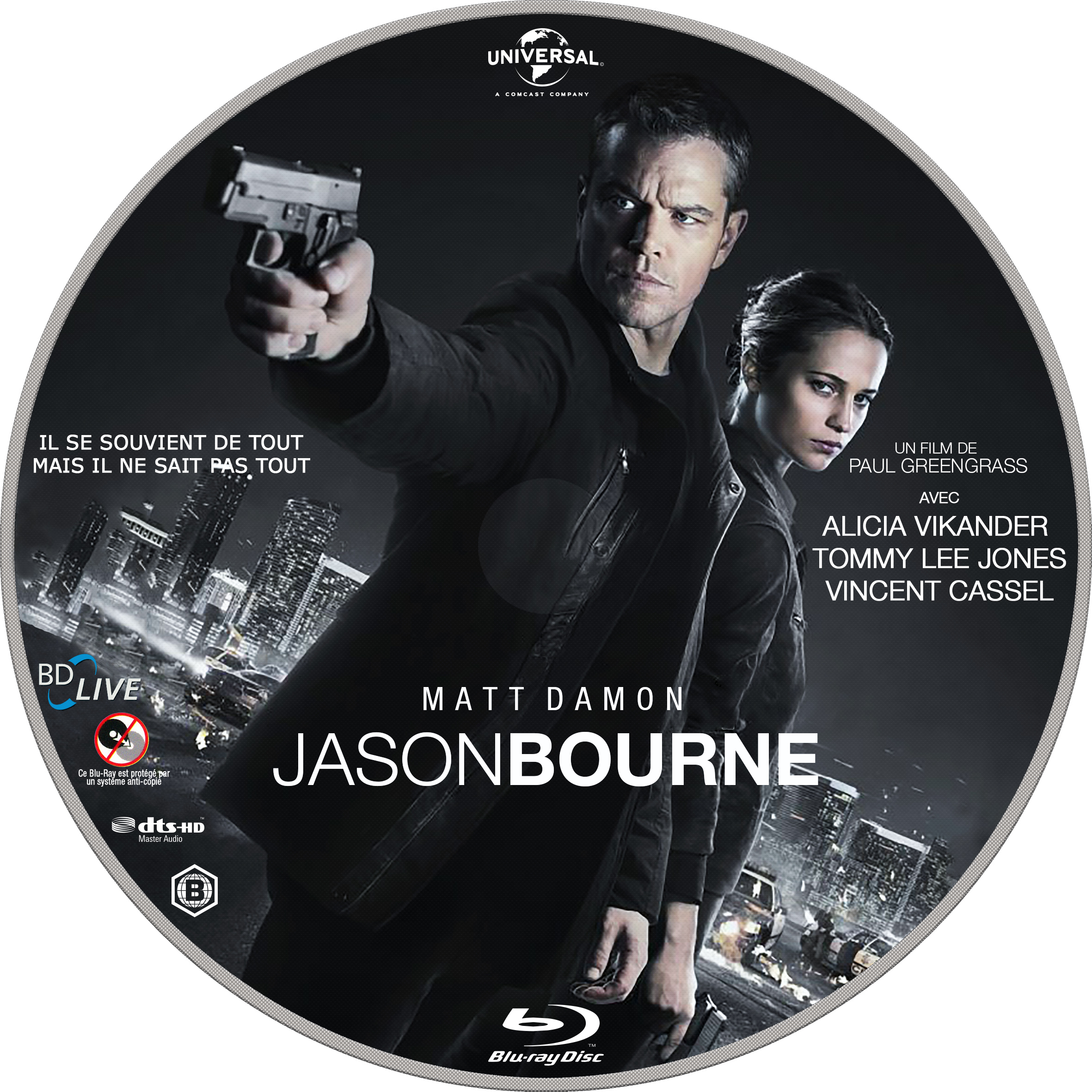 Jason Bourne custom (BLU-RAY)