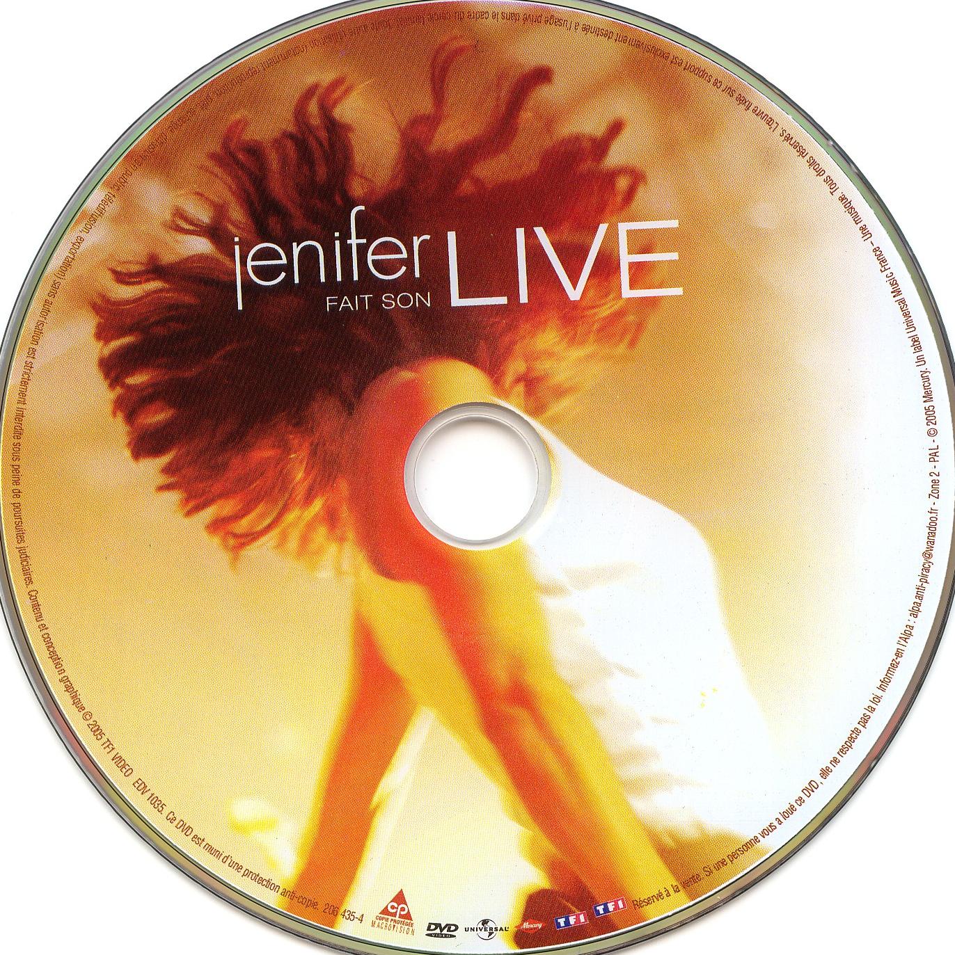 Jenifer fait son live