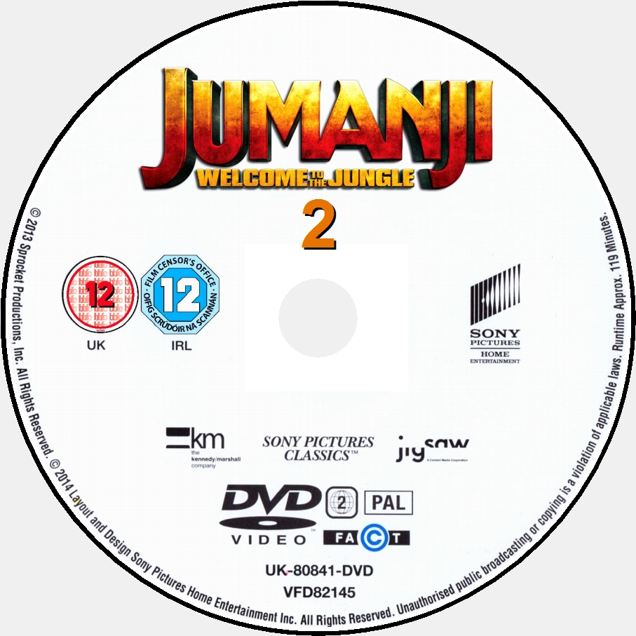 Jumanji bienvenue dans la jungle custom