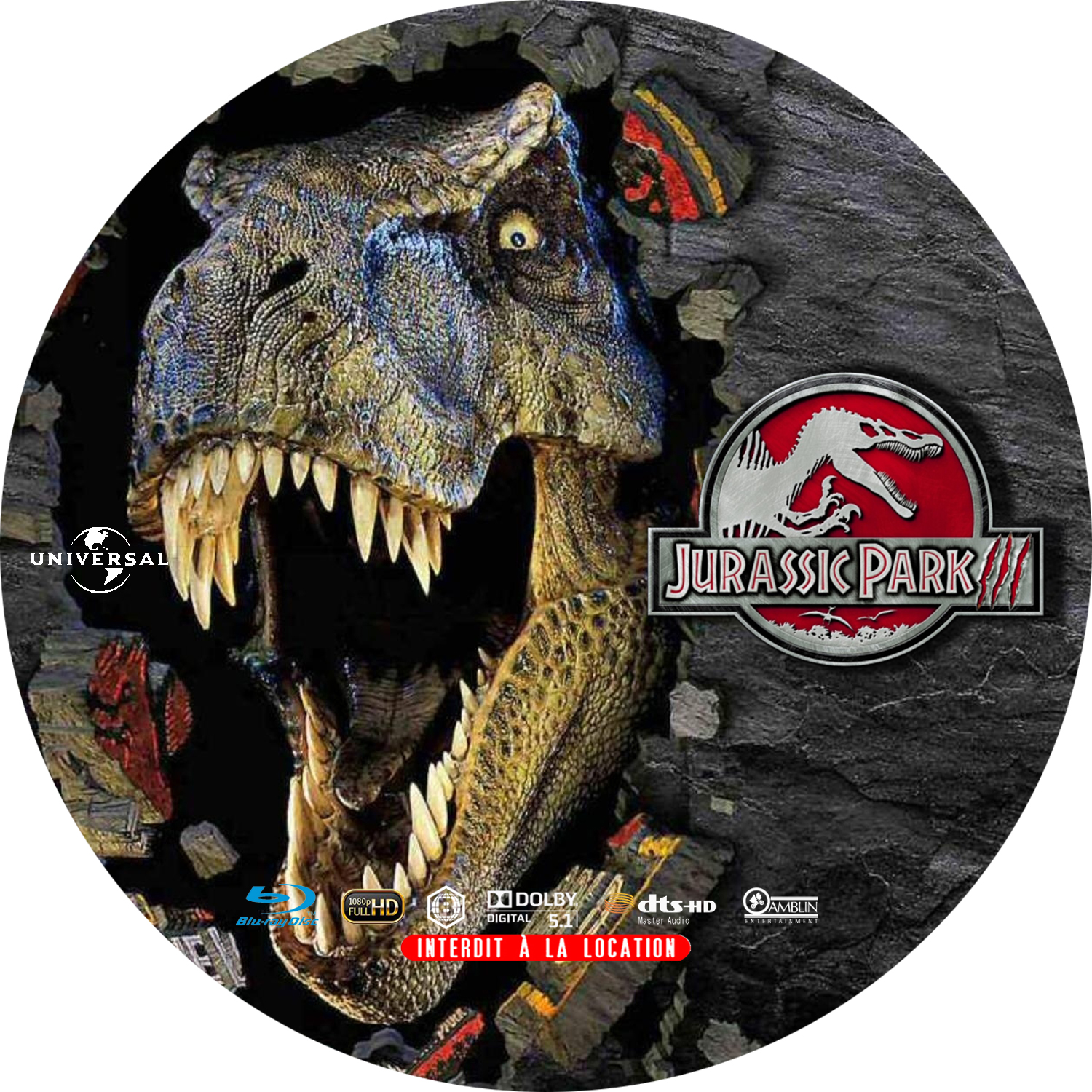 Jurassic Park 3 custom (BLU-RAY)