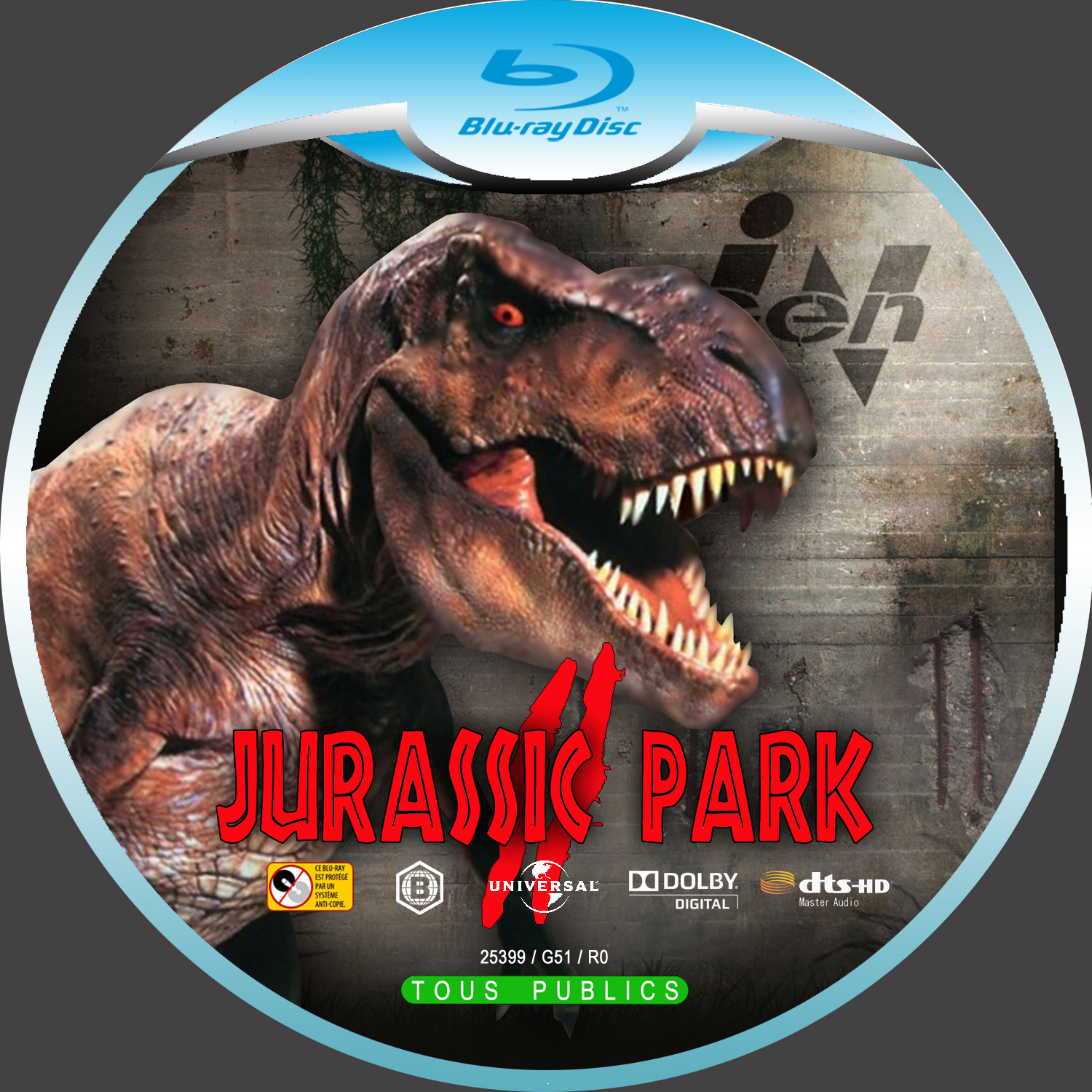 Jurassic park 2 custom (BLU-RAY)