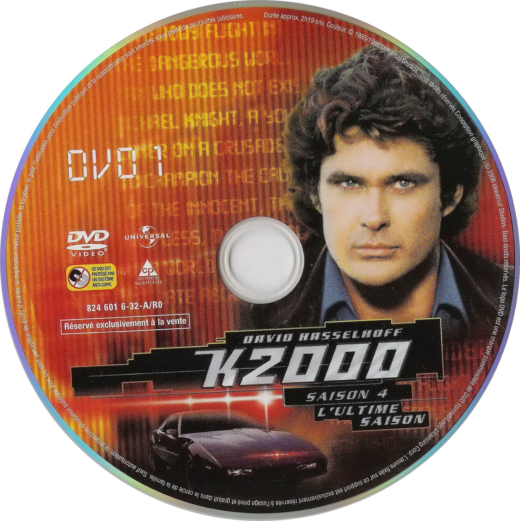 K2000 Saison 4 dvd 1