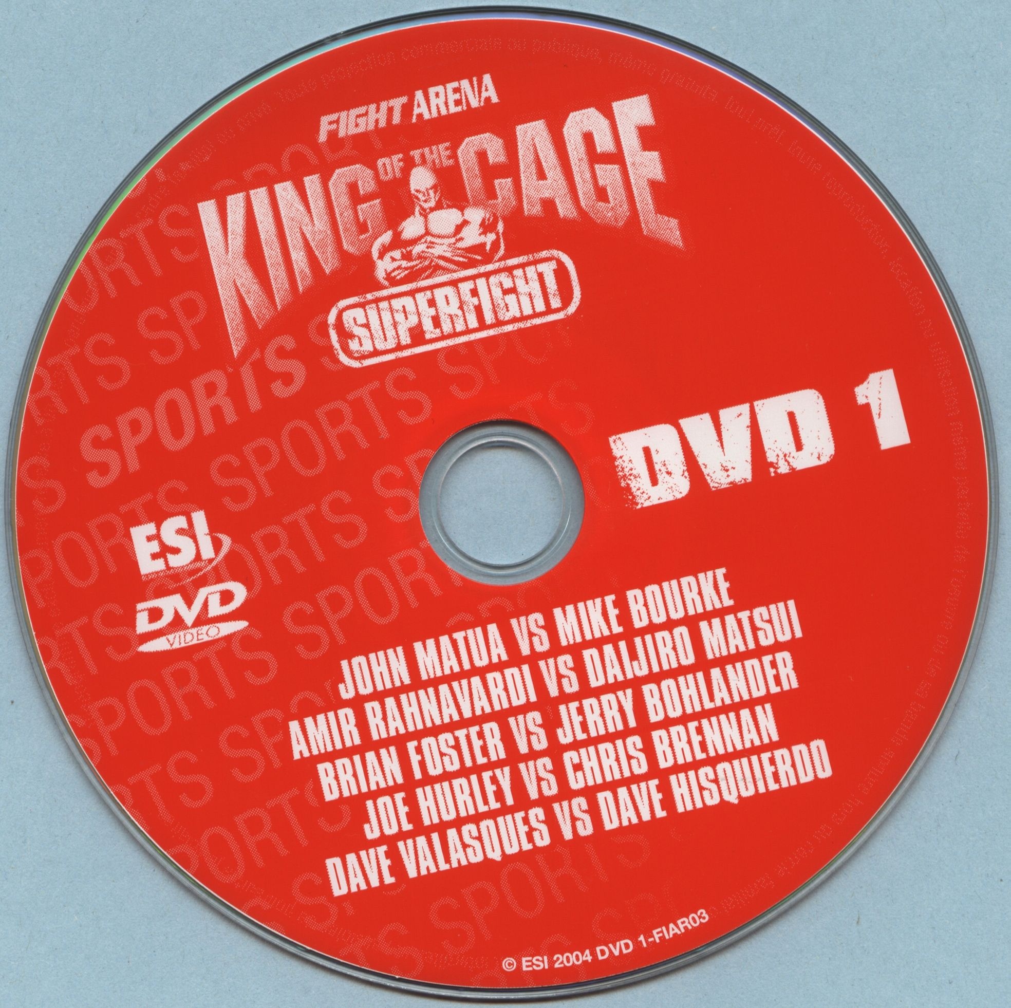 King of the cage superfight DVD 1