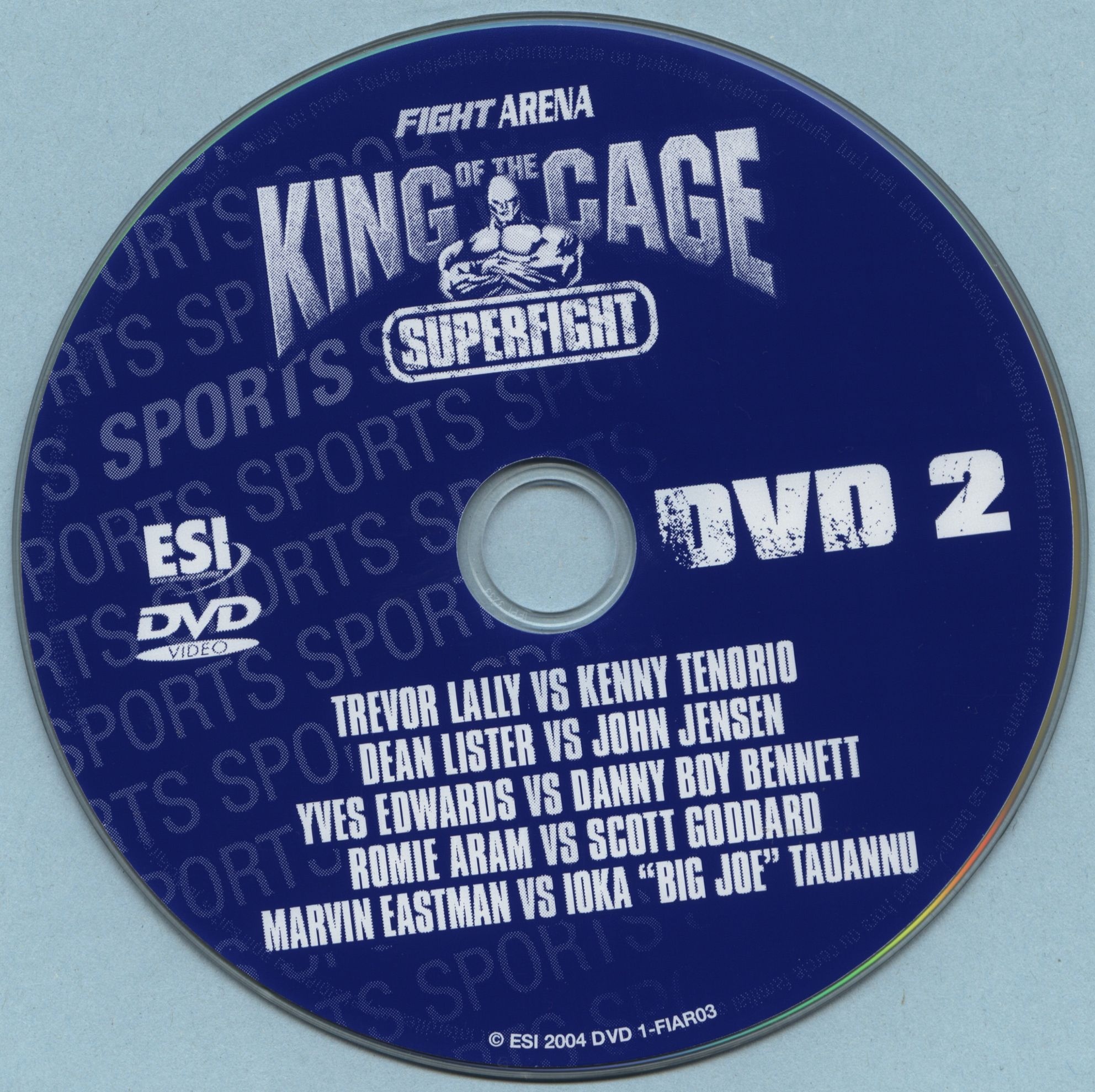 King of the cage superfight DVD 2