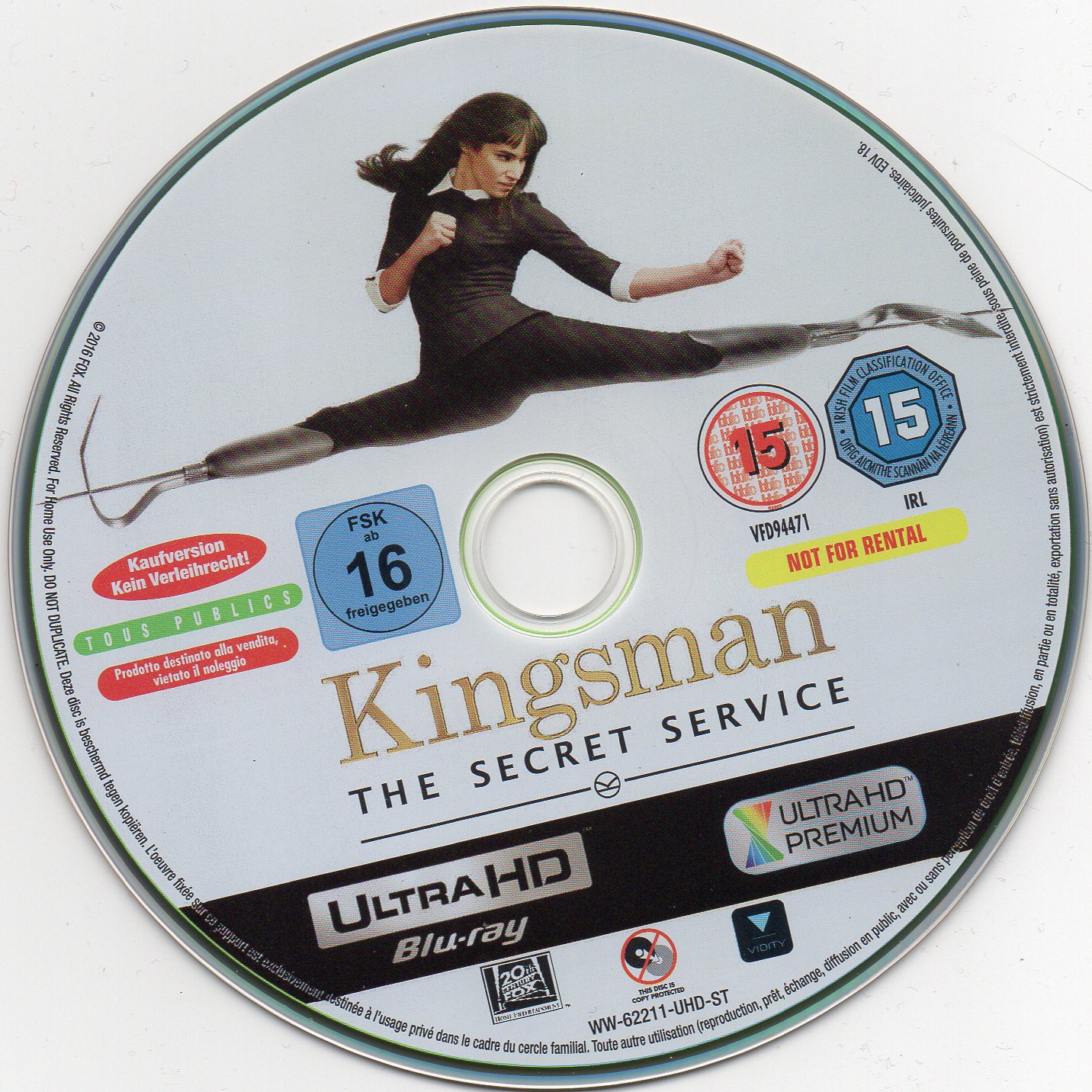 Kingsman : Services secrets 4K (BLU-RAY)