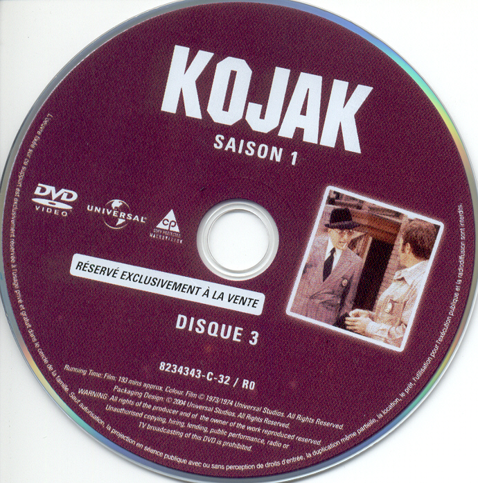 Kojak Saison 1 DISC 3