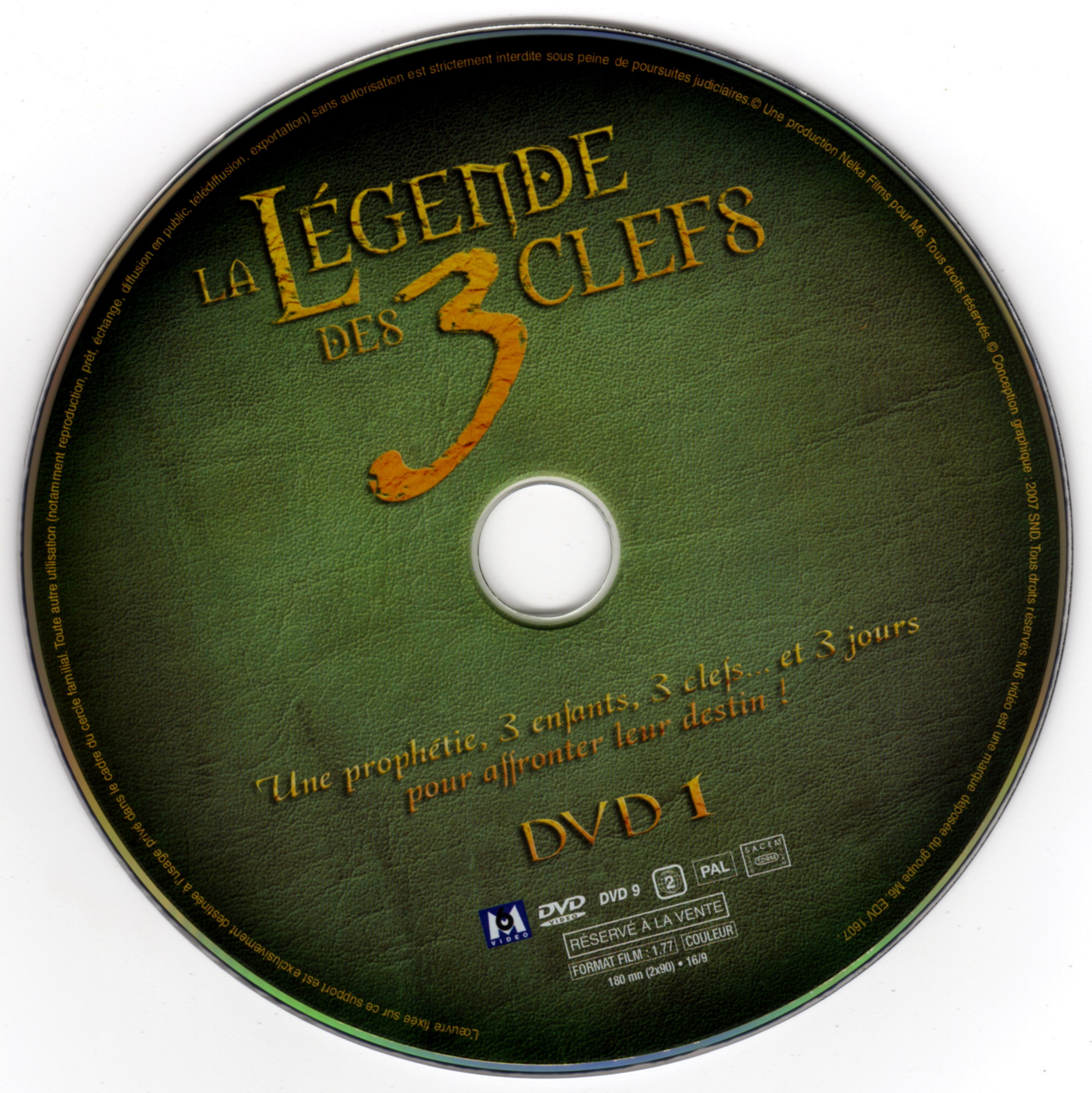 La Legende Des 3 Clefs DVD 1