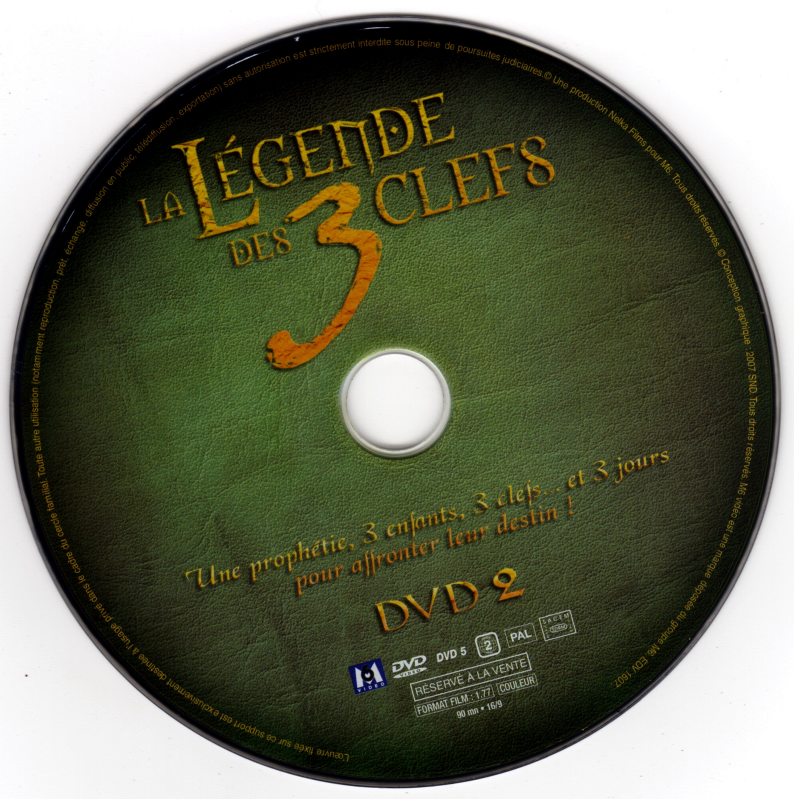 La Legende Des 3 Clefs DVD 2